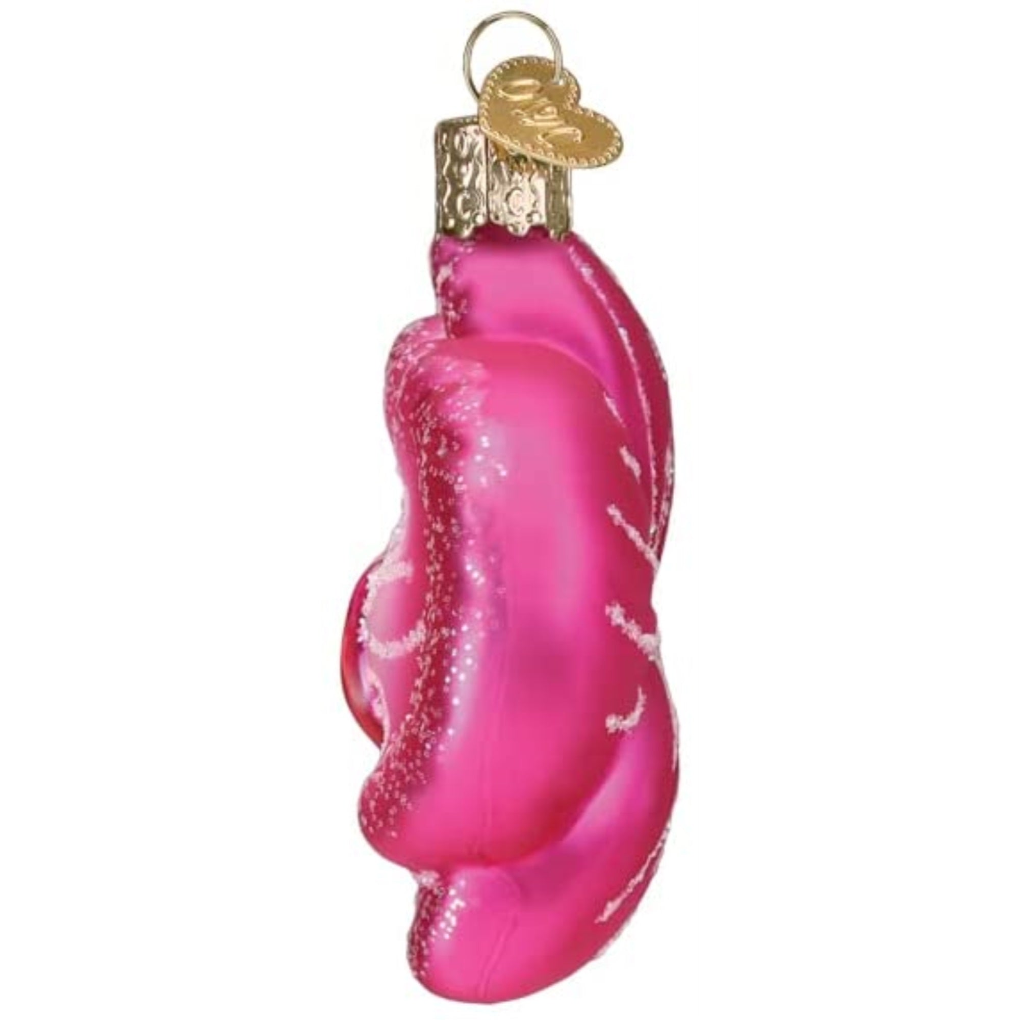 Old World Christmas Blown Glass Christmas Ornament, Orchid