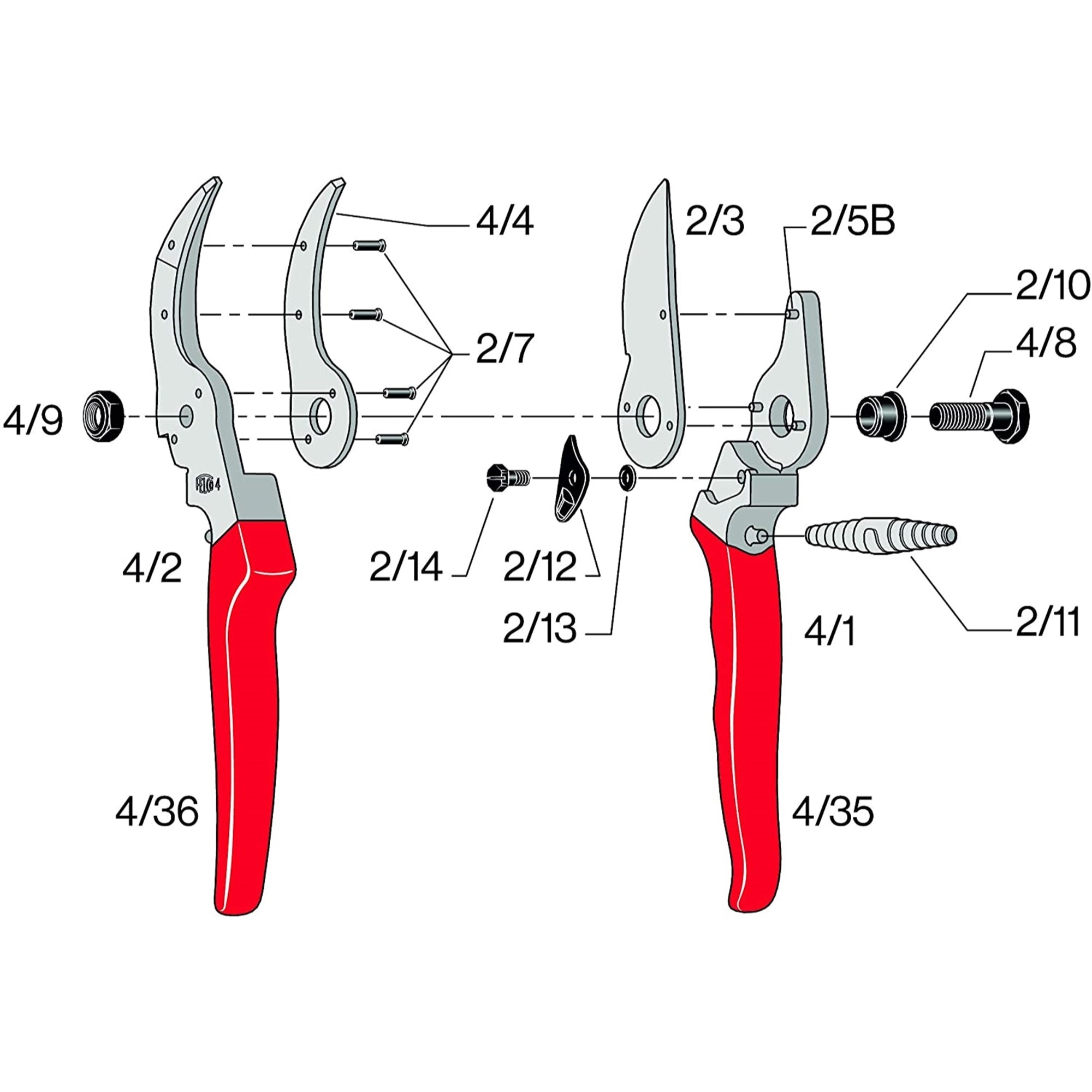 Felco F-4 High-Performance One-Hand Garden Pruning Shears