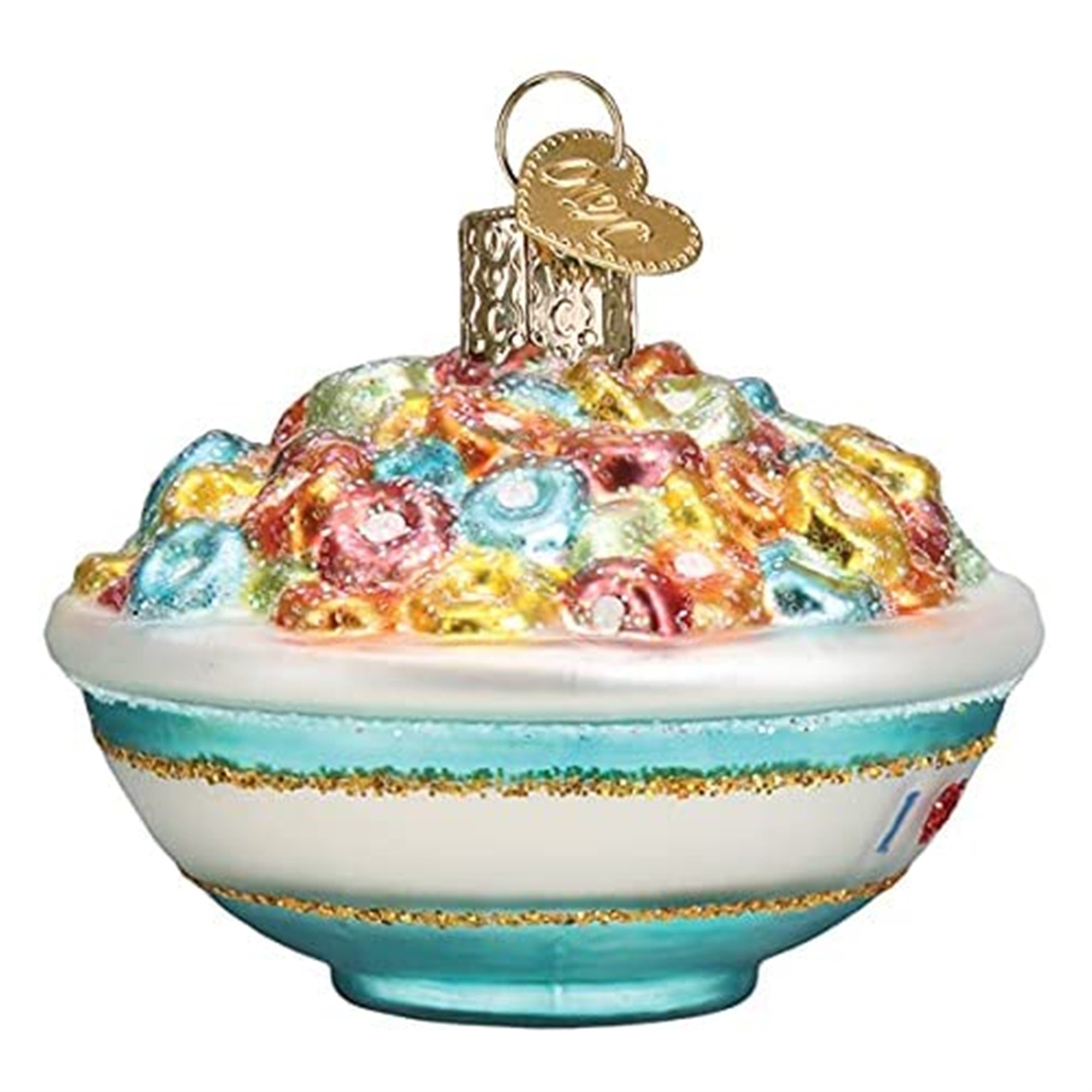Old World Christmas Glass Blown Ornament, Bowl of Cereal
