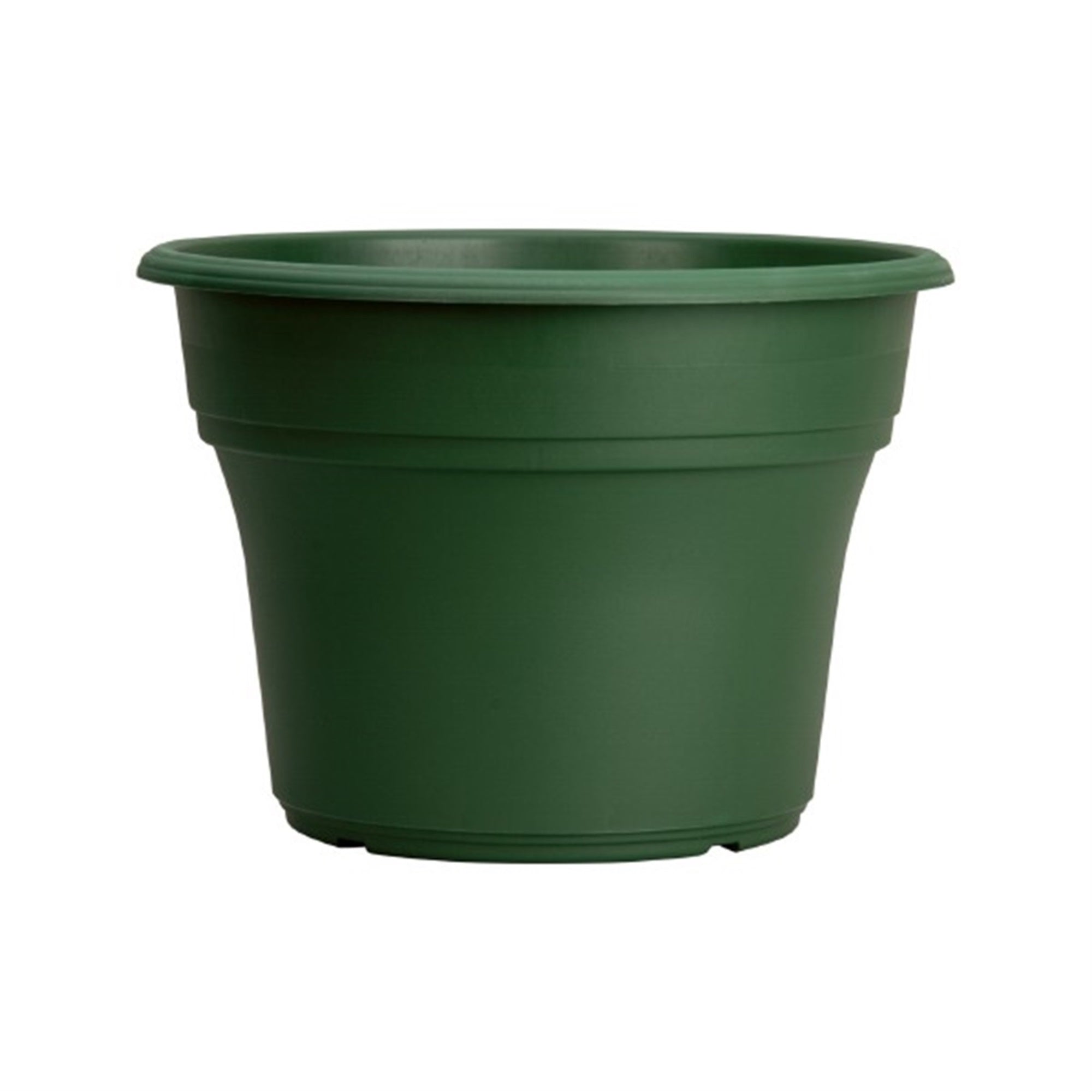 The HC Companies Plastic Flower Pot Planter for Outdoor Plants, Green 6"