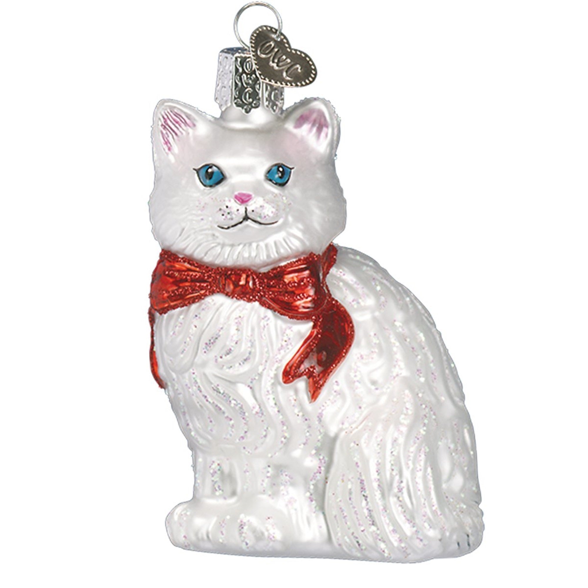 Old World Christmas Cat Lover Collection Glass Blown Ornaments Princess Kitty