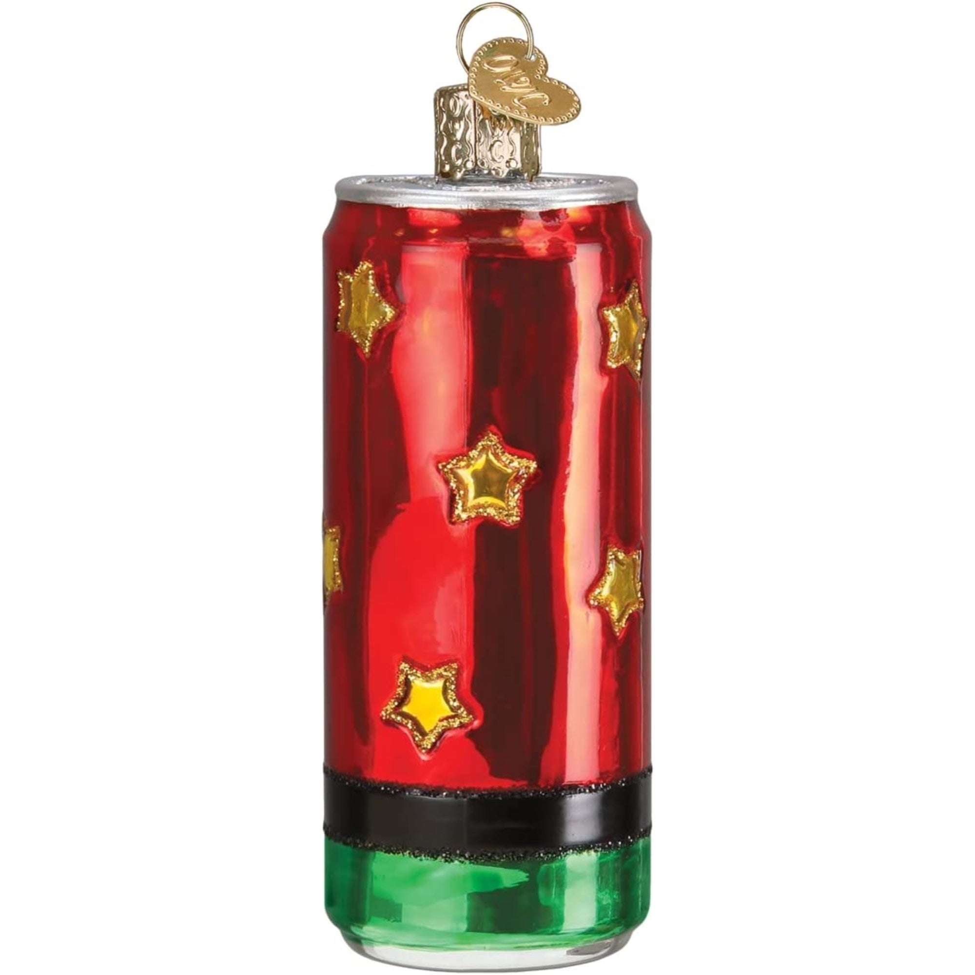 Old World Christmas Glass Blown Joyfuel Energy Drink Ornament, 4"
