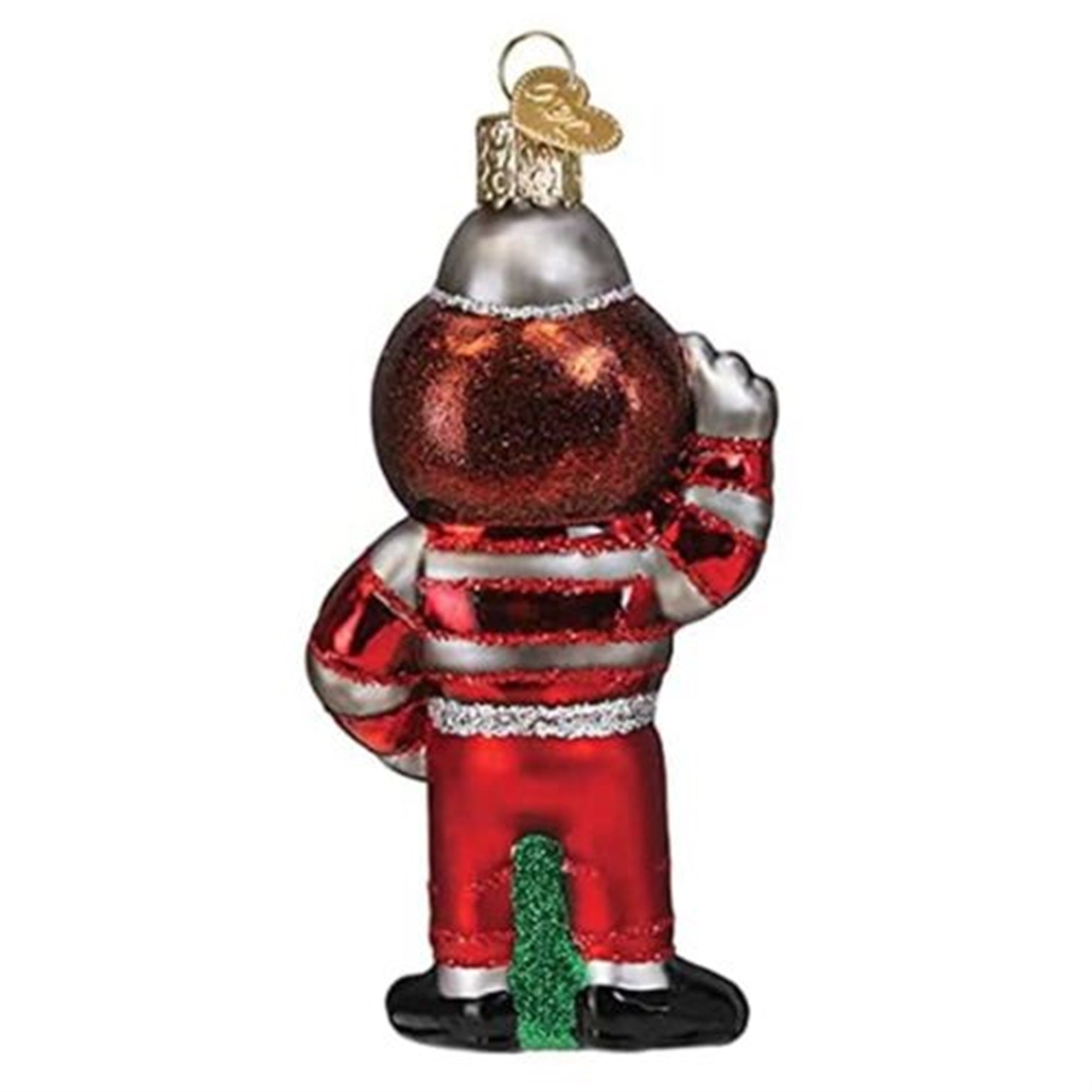 Old World Christmas Glass Blown Ornament, Ohio State Brutus Buckeye
