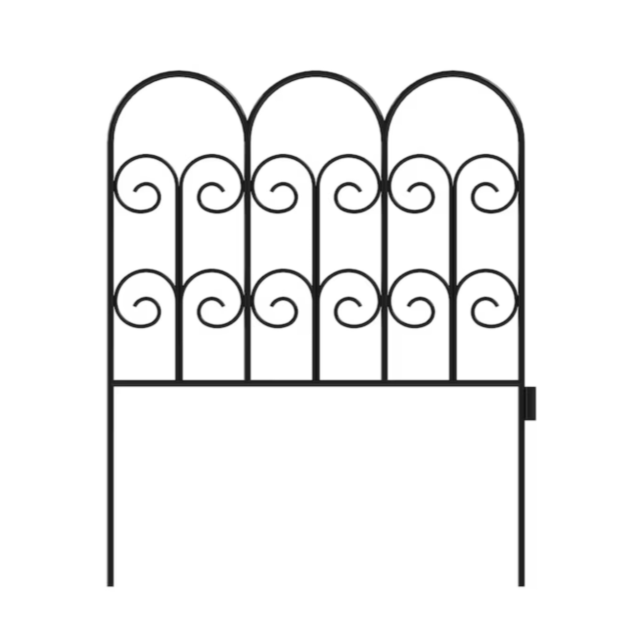 Origin Point Garden Craft Decorative Landscape Fence, Jasmine Classic 18" x 16"
