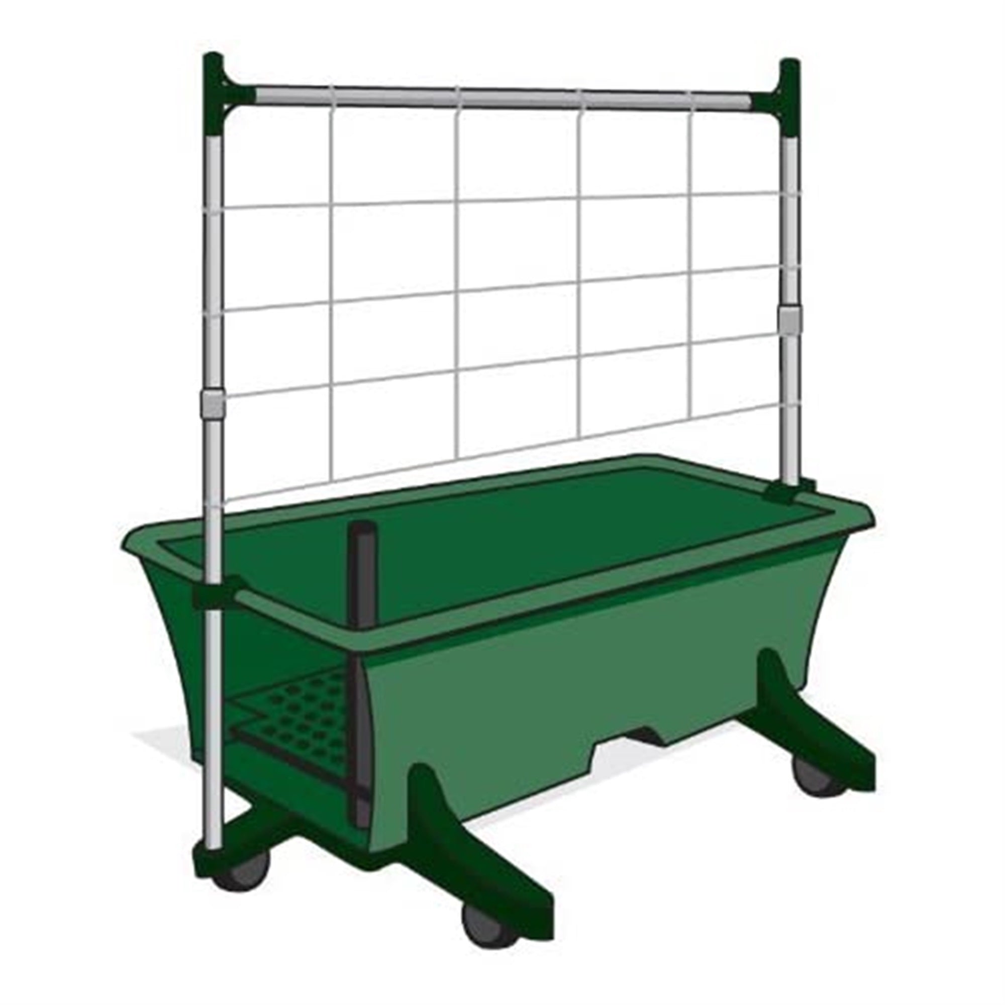 Earthbox Replacement Trellis Net for EarthBox Staking System, Green 29" x 63"