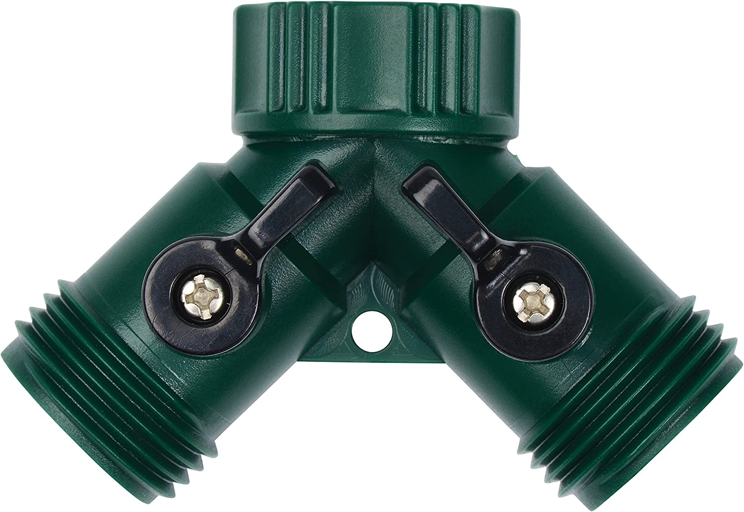 Melnor (#313S) 2-Way Plastic Hose Valve Connector with Built-in Shut-offs (Qty 1)