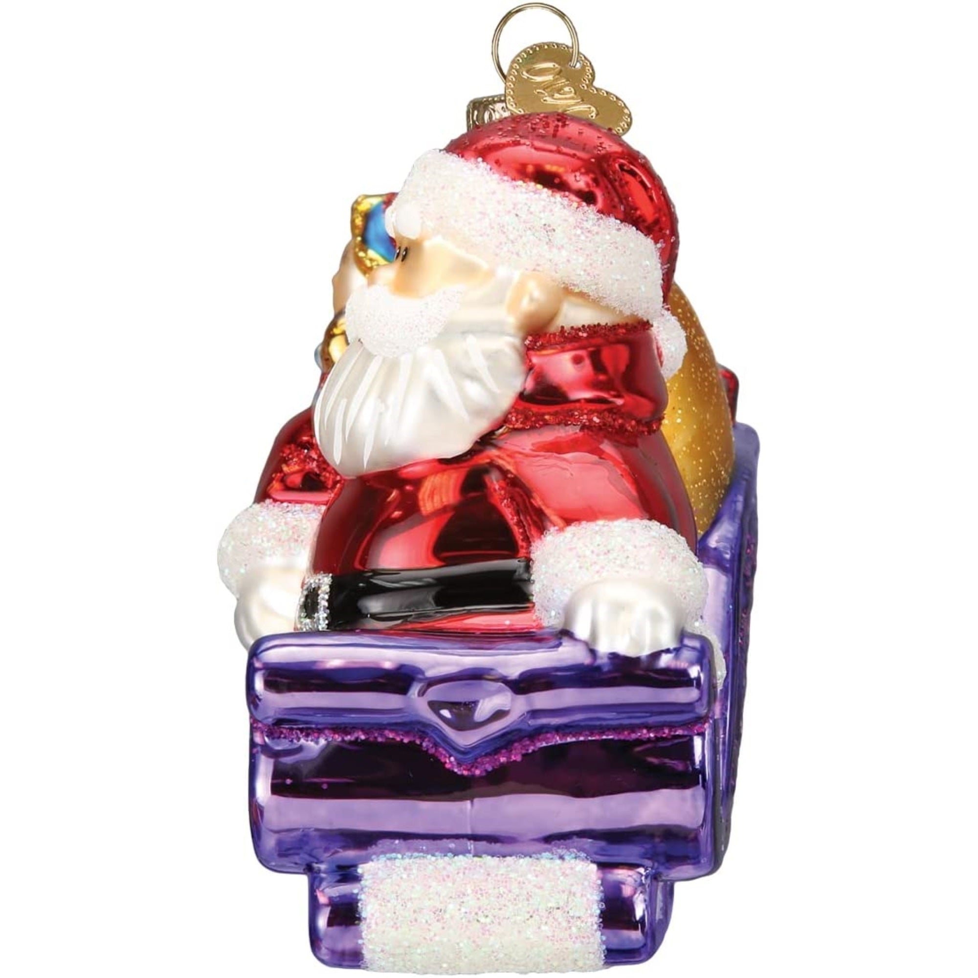 Old World Christmas Santa and Friends Glass Blown Ornament for Christmas Tree