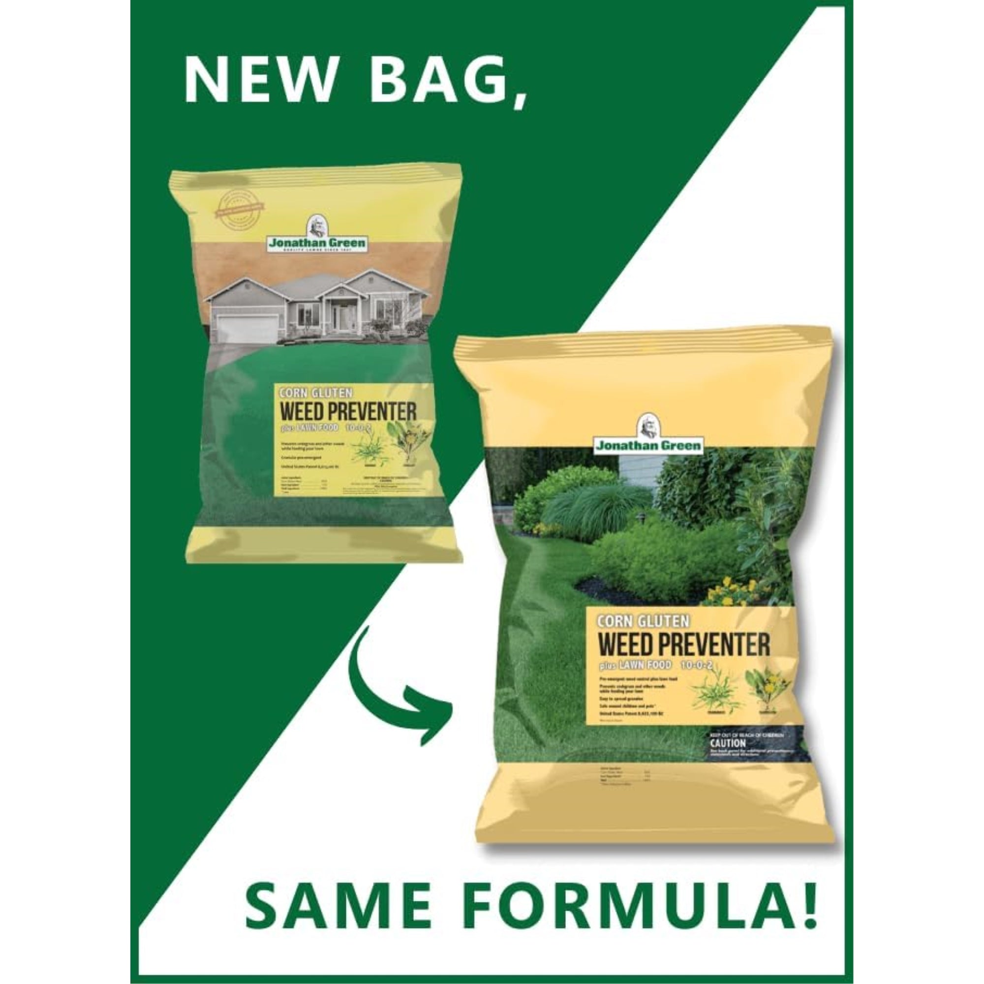 Jonathan Green Corn Gluten Weed Preventer Plus Lawn Food, 5M (5,000 sq ft Coverage)