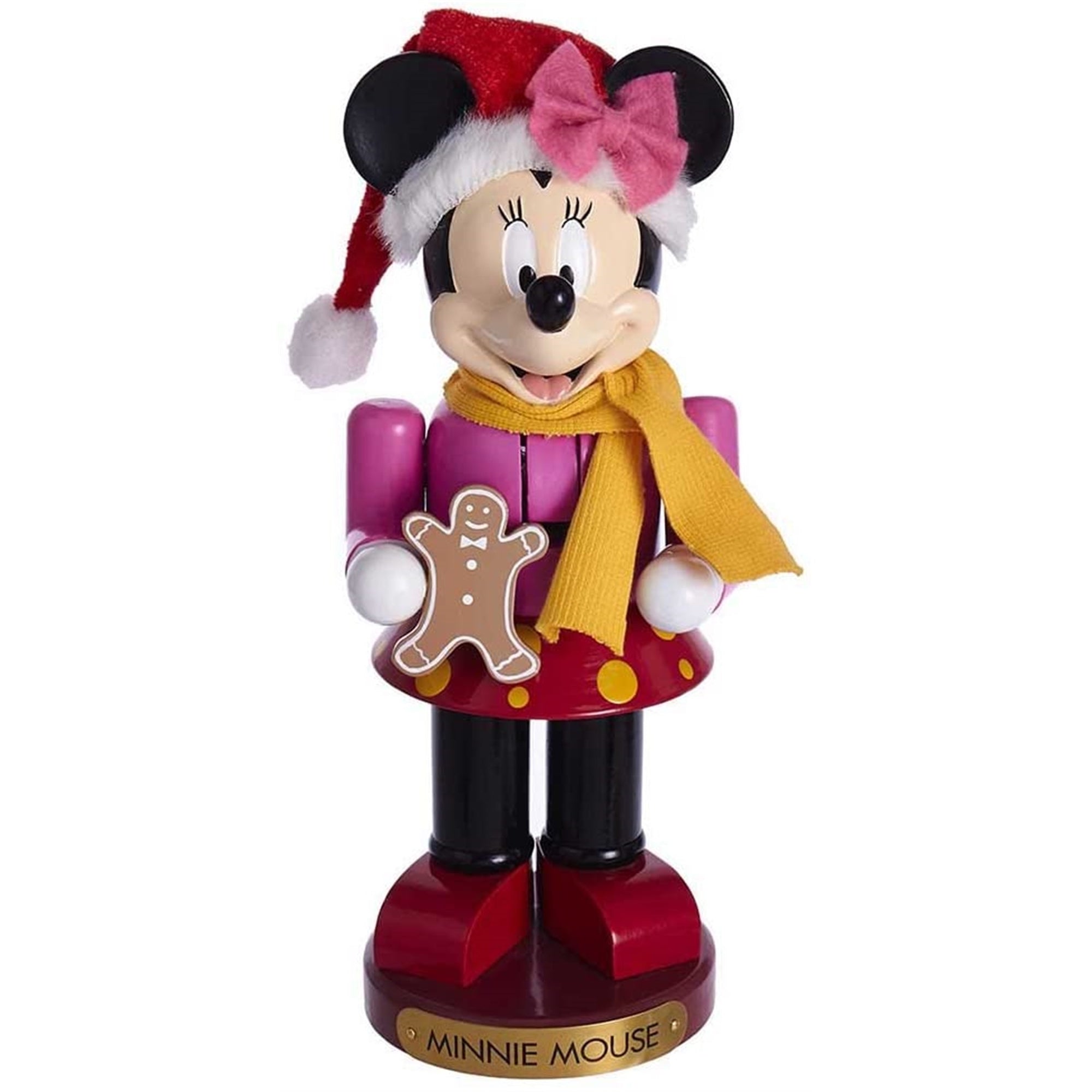Kurt Adler Minnie Mouse Nutcracker, 10 inches
