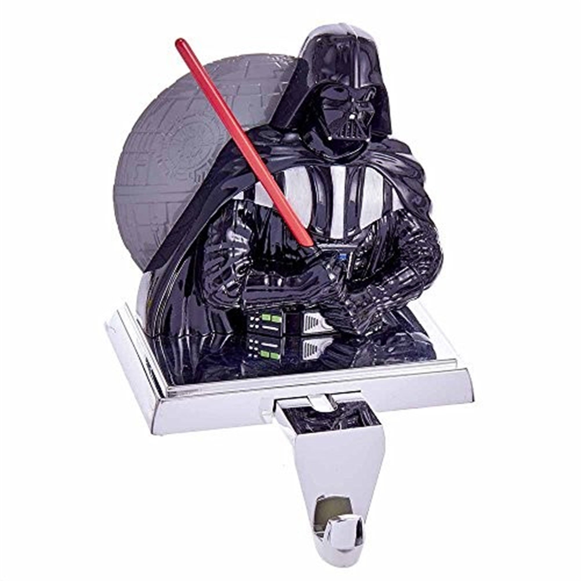Kurt Adler Star Wars Darth Vader With Light Saber Stocking Hanger, 4