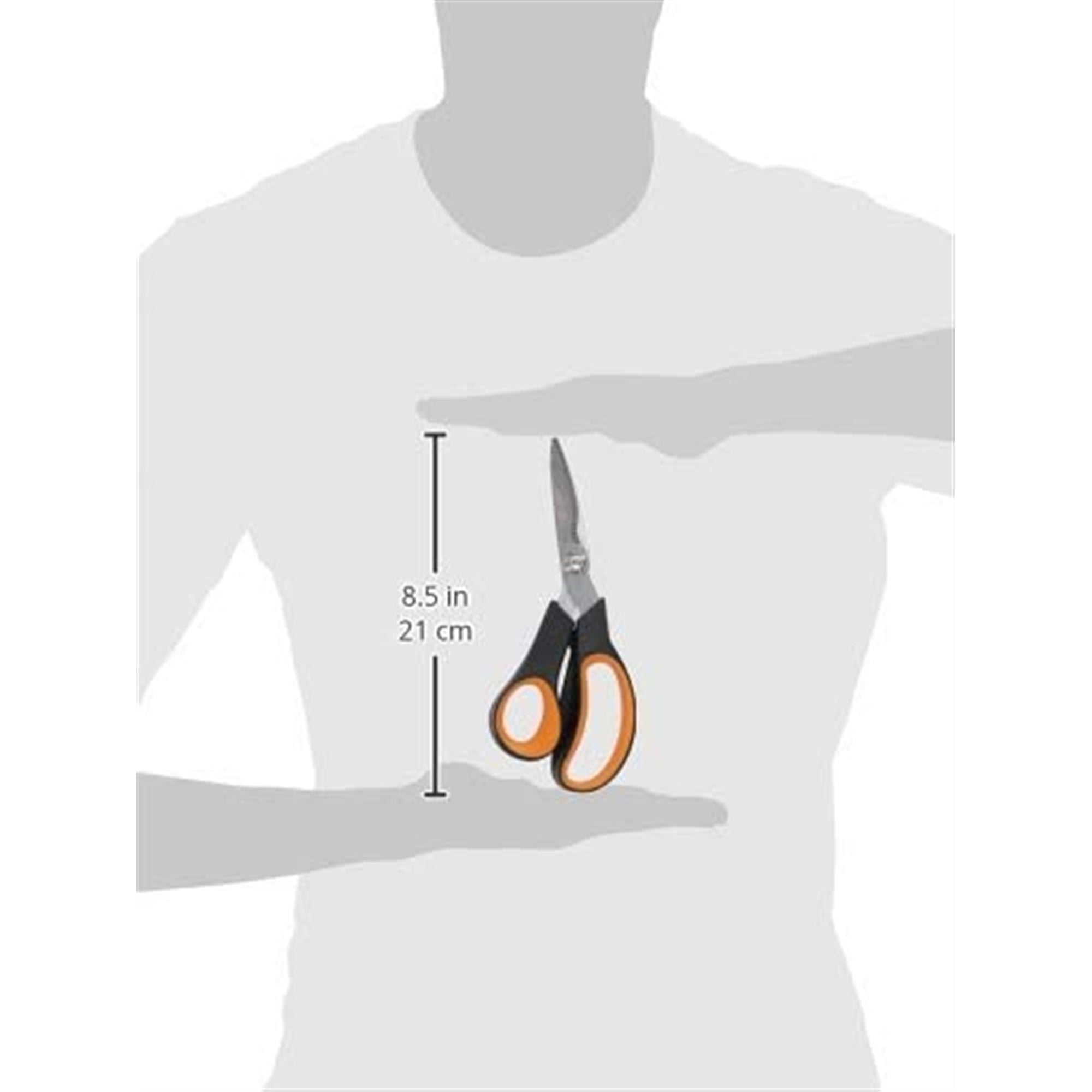 Fiskars Herb and Veggie Shear Stainless Steel Blade, 3.75"