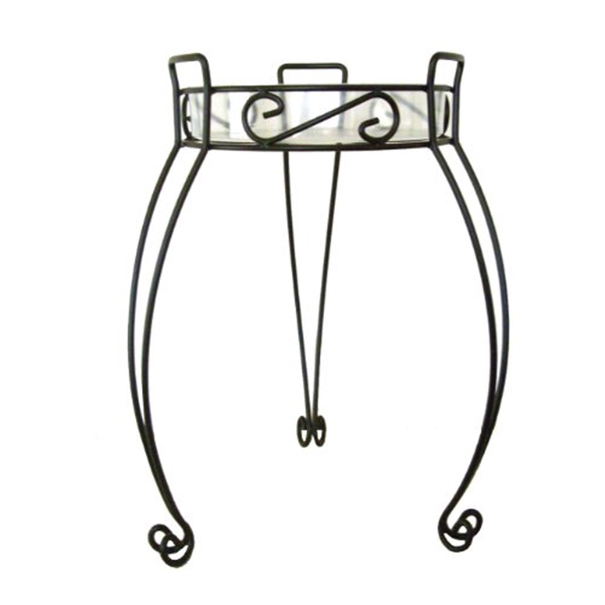 River North Combo Top Plant Stand 21, Black