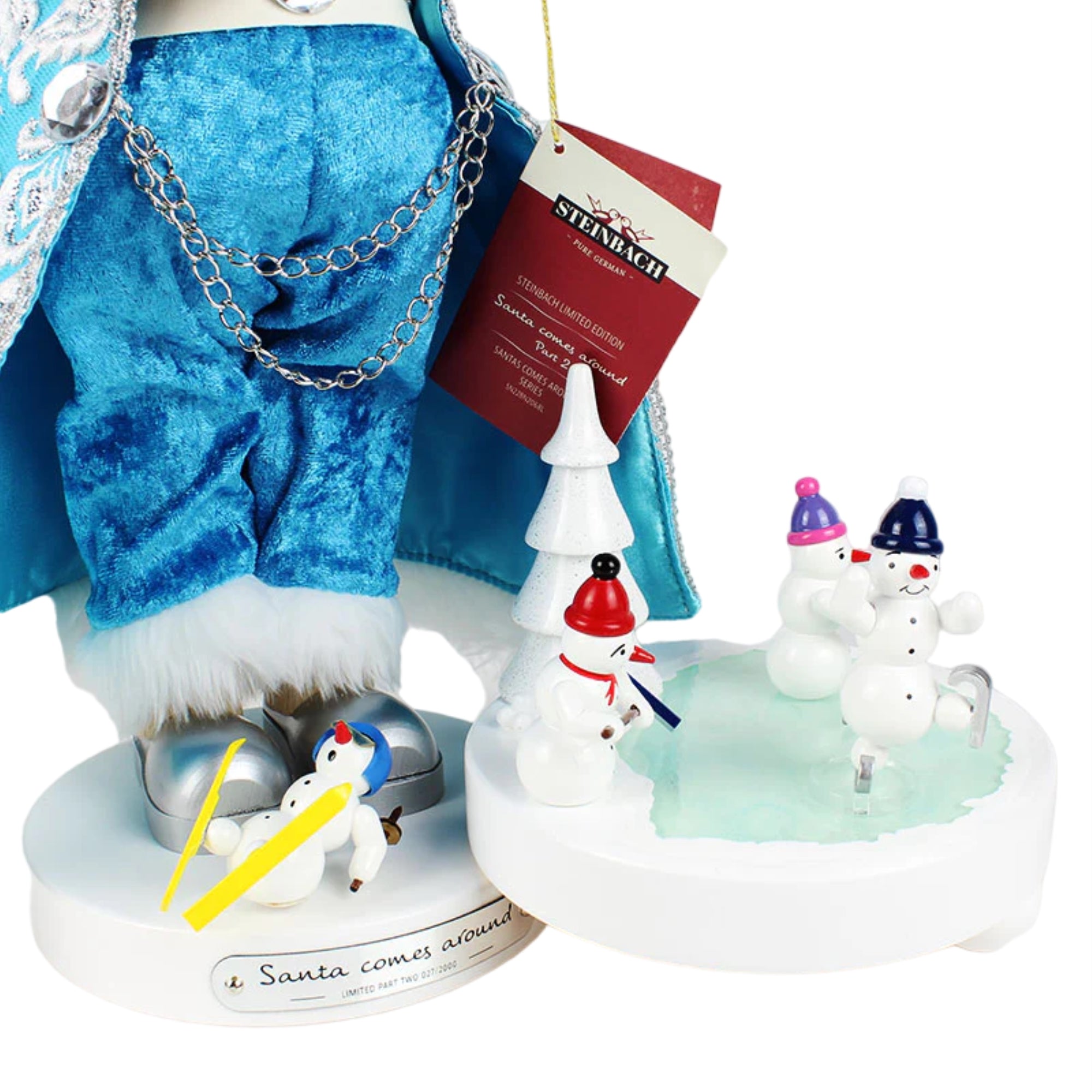 Steinbach Wooden Nutcracker, German Christmas Decoration, Santa Comes Around Part 2, 18"