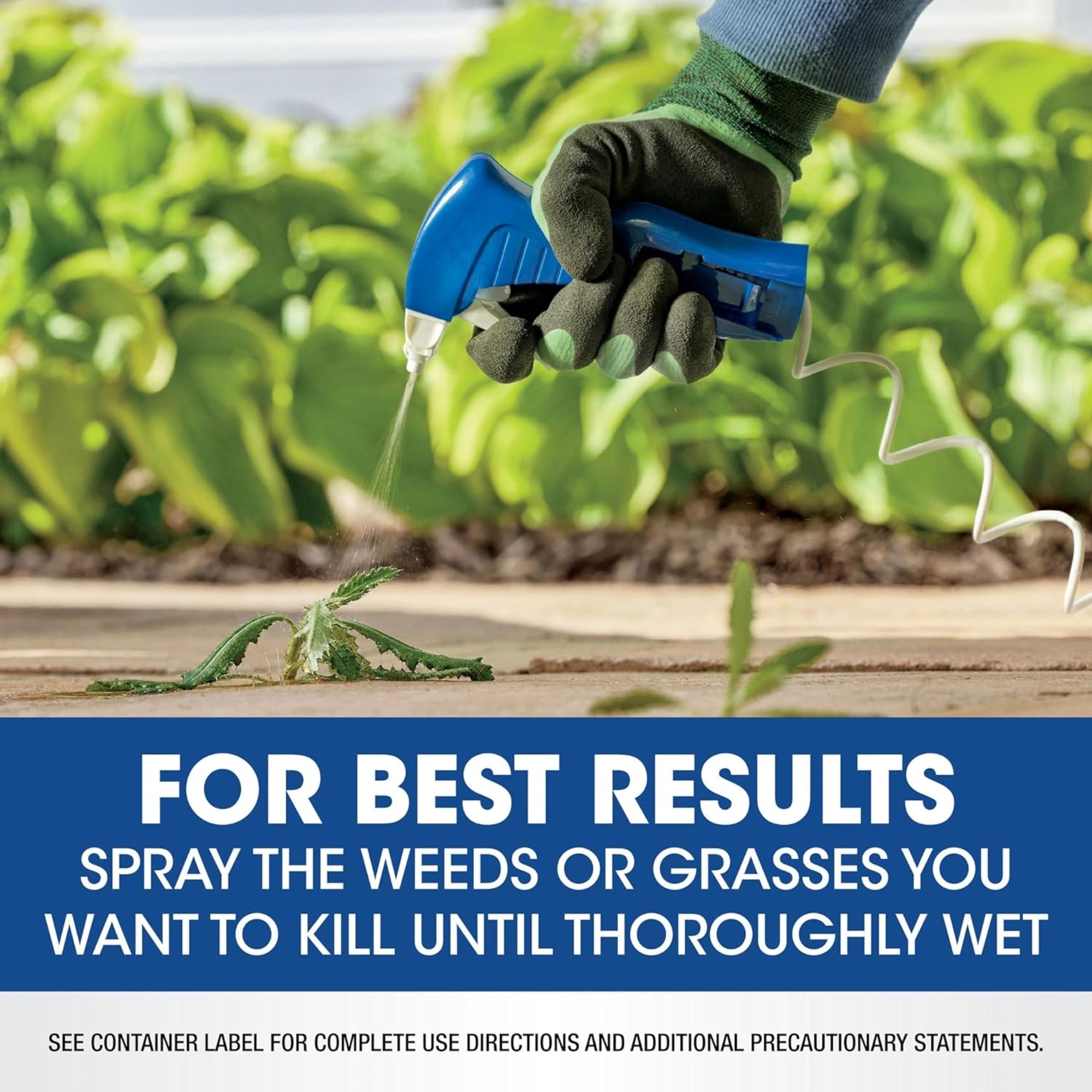 Roundup Weed & Grass Killer with Trigger Sprayer, Best Around Flower Beds, Trees, and Driveways, 1 Gal