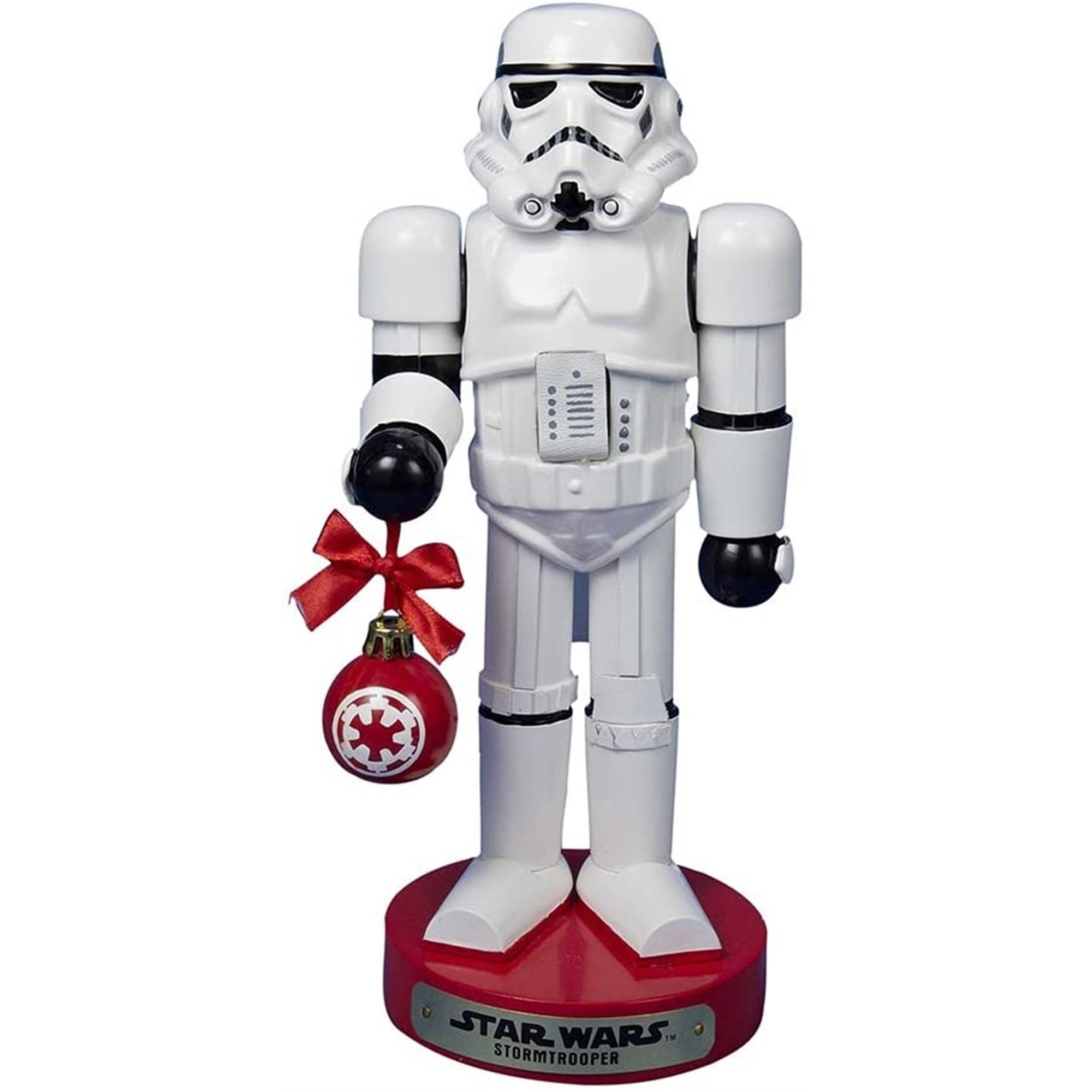 Kurt Adler Star Wars Stormtrooper with Ball Ornament Nutcracker, 12in