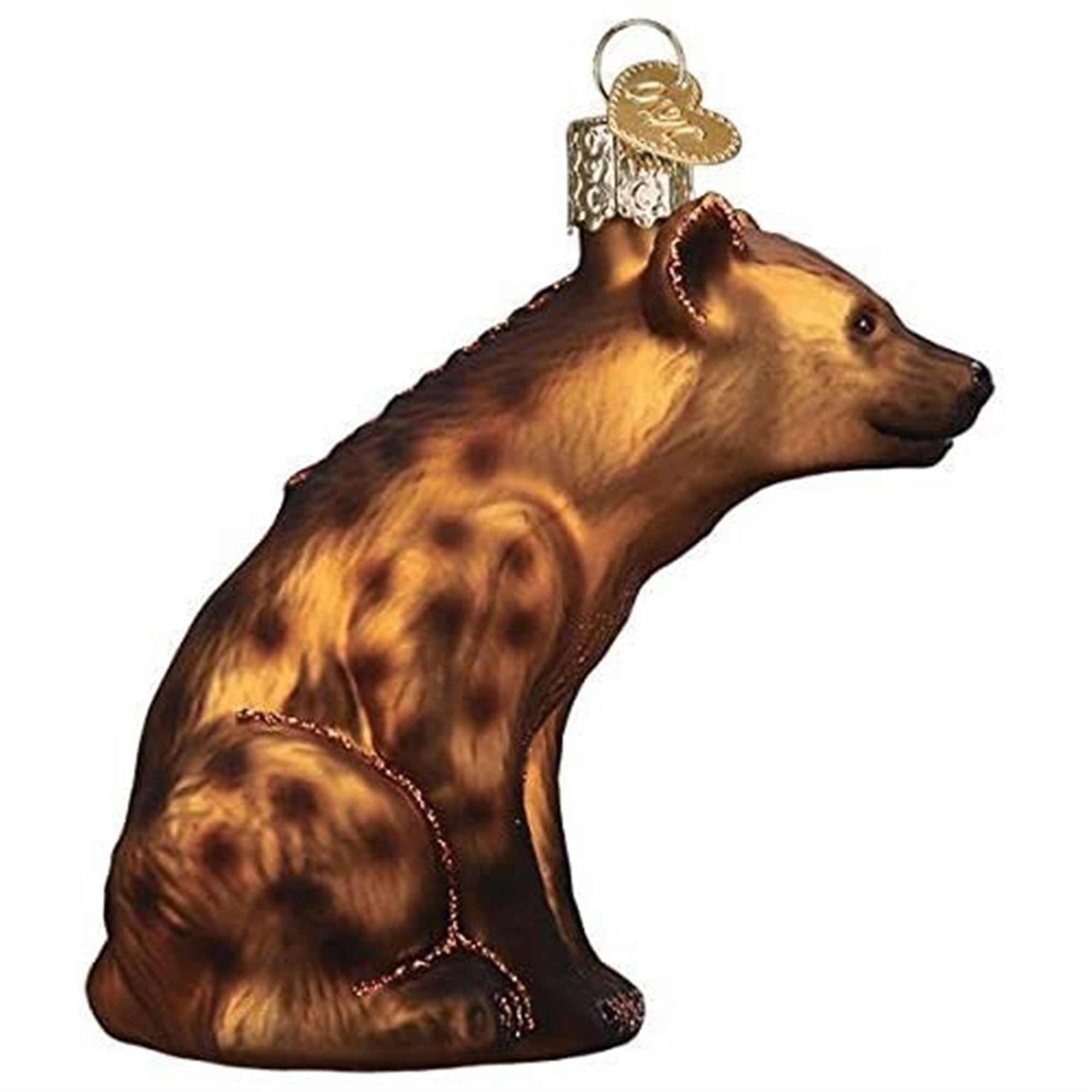 Old World Christmas Glass Blown Happy Hyena Ornament
