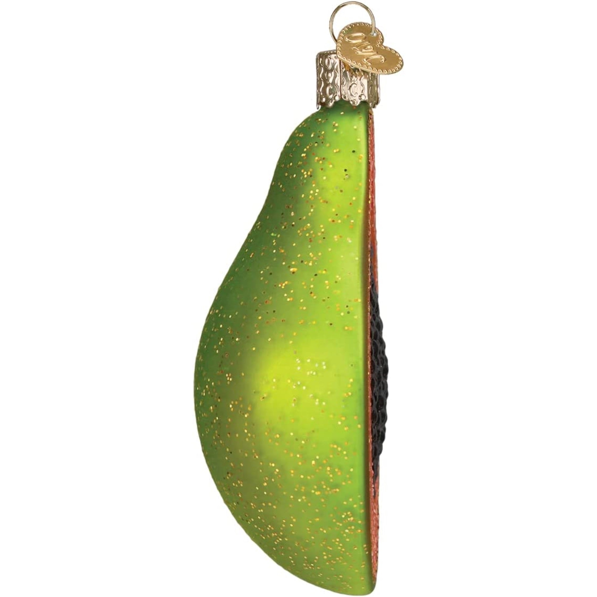 Old World Christmas Glass Blown Papaya Ornament, 3.5"