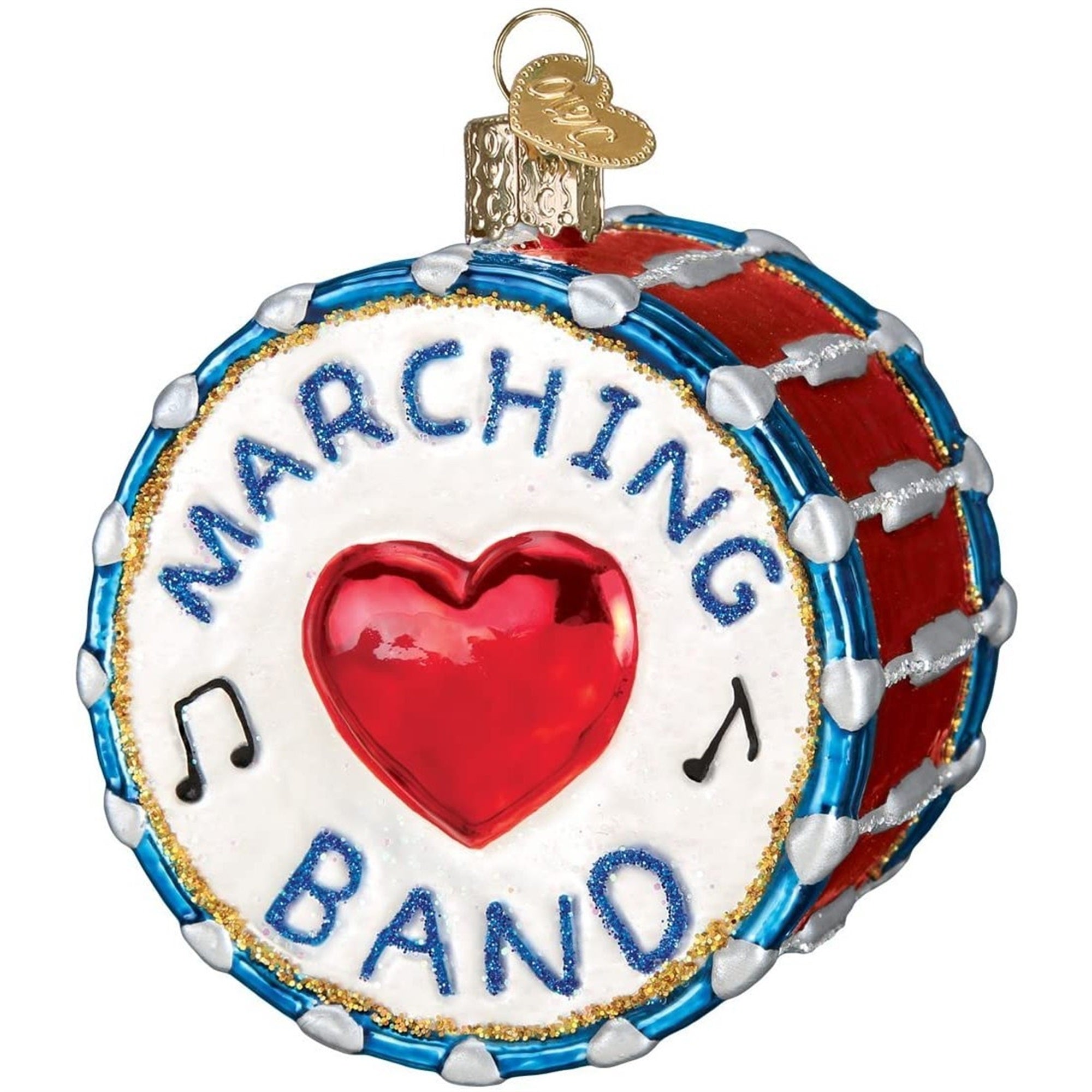 Old World Christmas Blown Glass Christmas Ornament, Marching Band