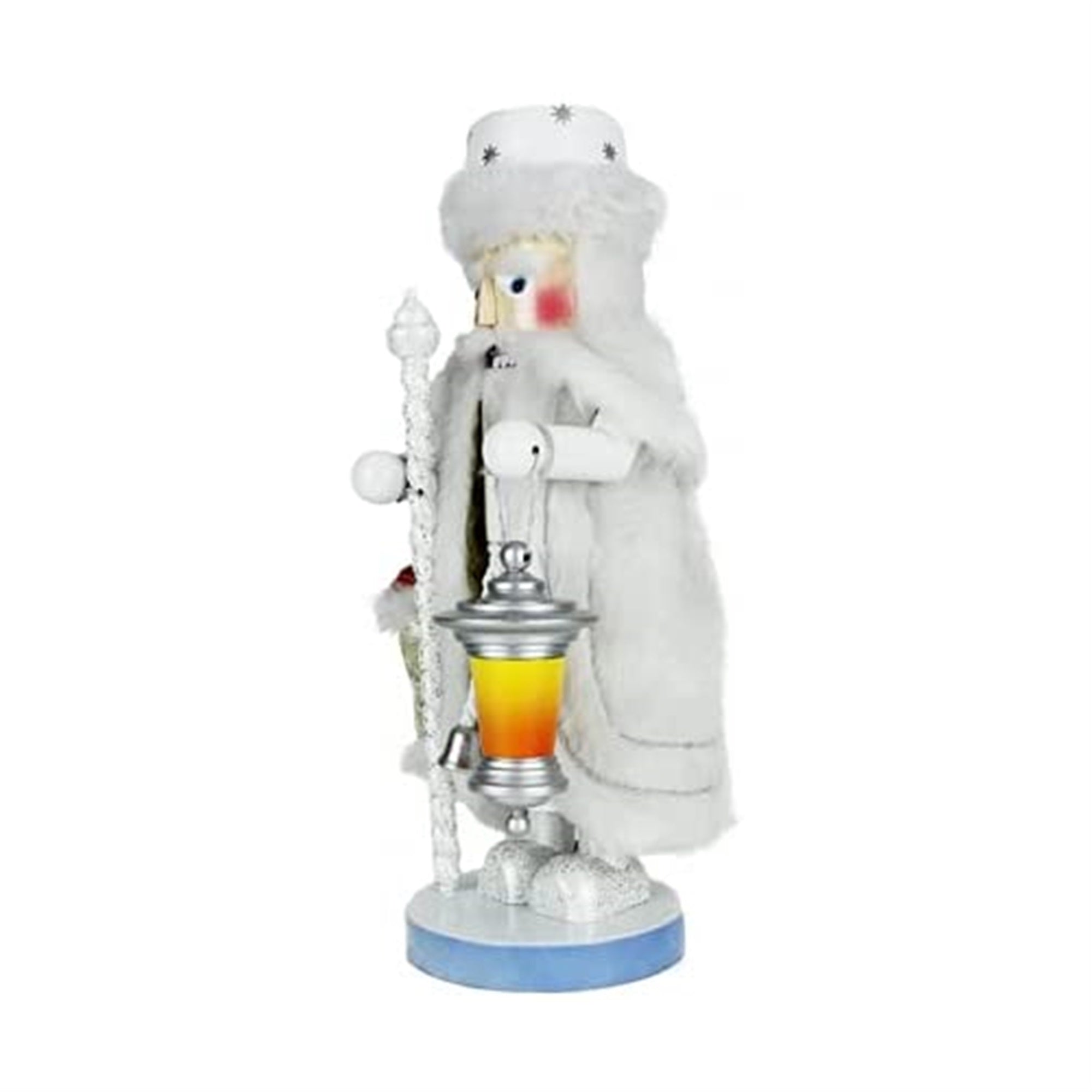 Steinbach Big NC White Christmas Santa Homemade Nutcracker, 17.7"