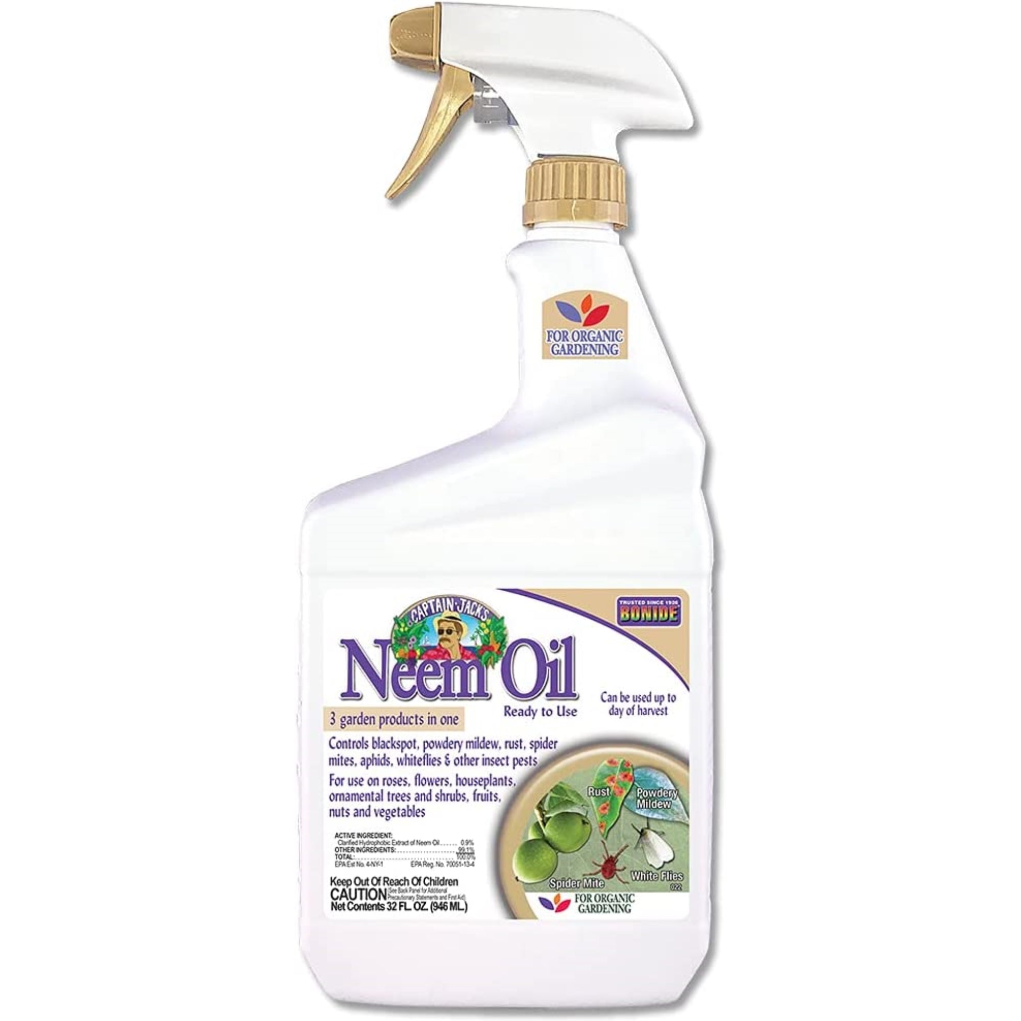 Bonide Products Neem Oil Spray RTU, 32 oz