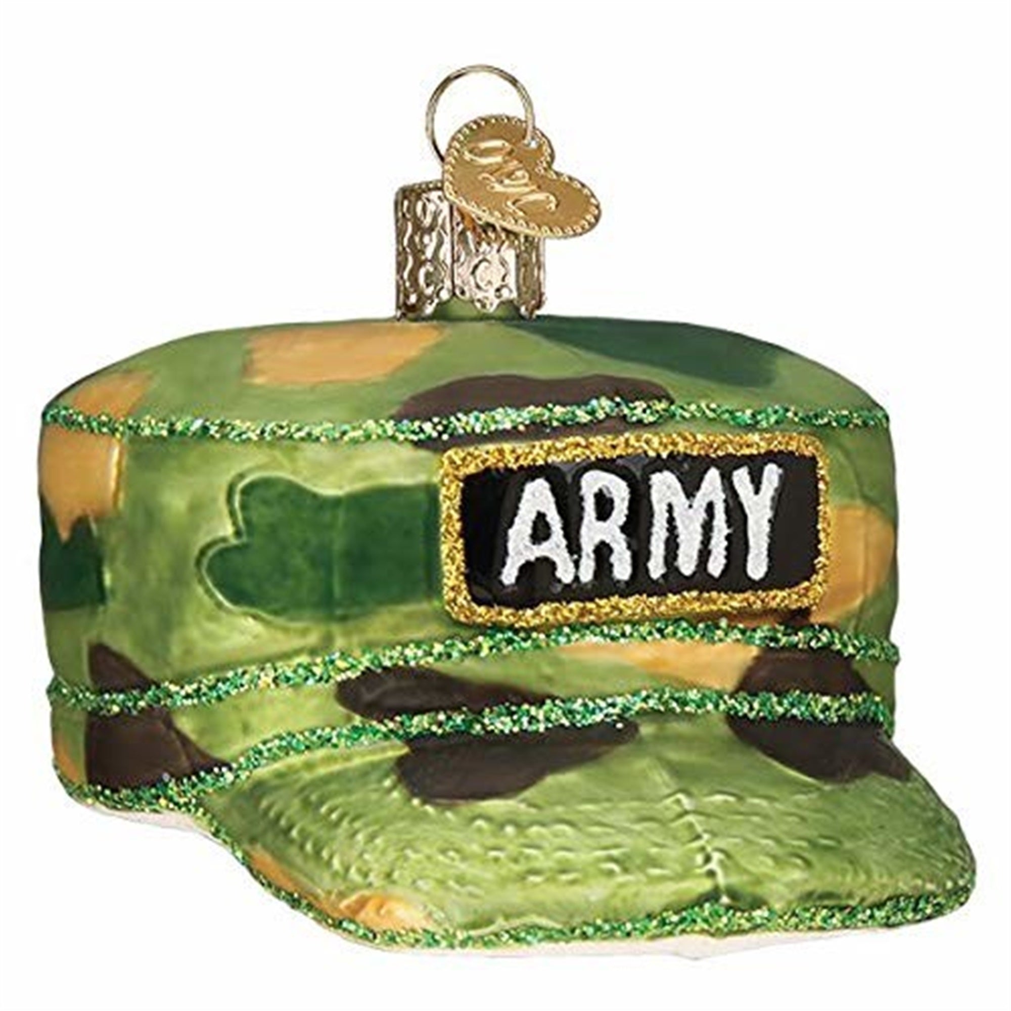 Old World Christmas Army Cap