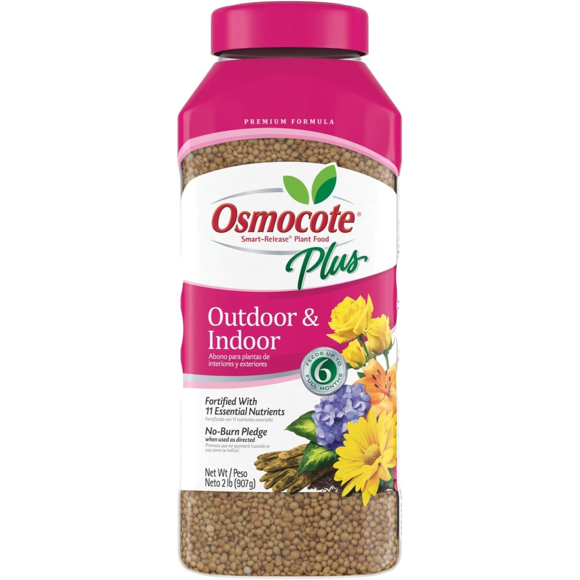 Osmocote Plus Outdoor and Indoor Smart-Release Plant Food, 2 Lb