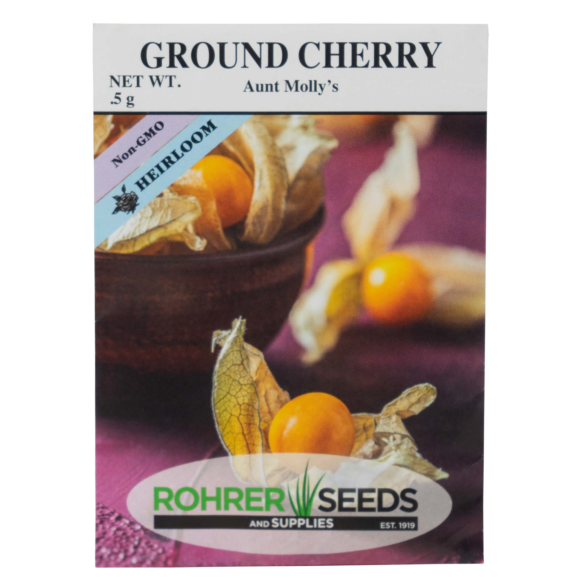 Rohrer's Seed Ground Non-GMO Heirloom Cherry Seeds Packet, .5 Grams
