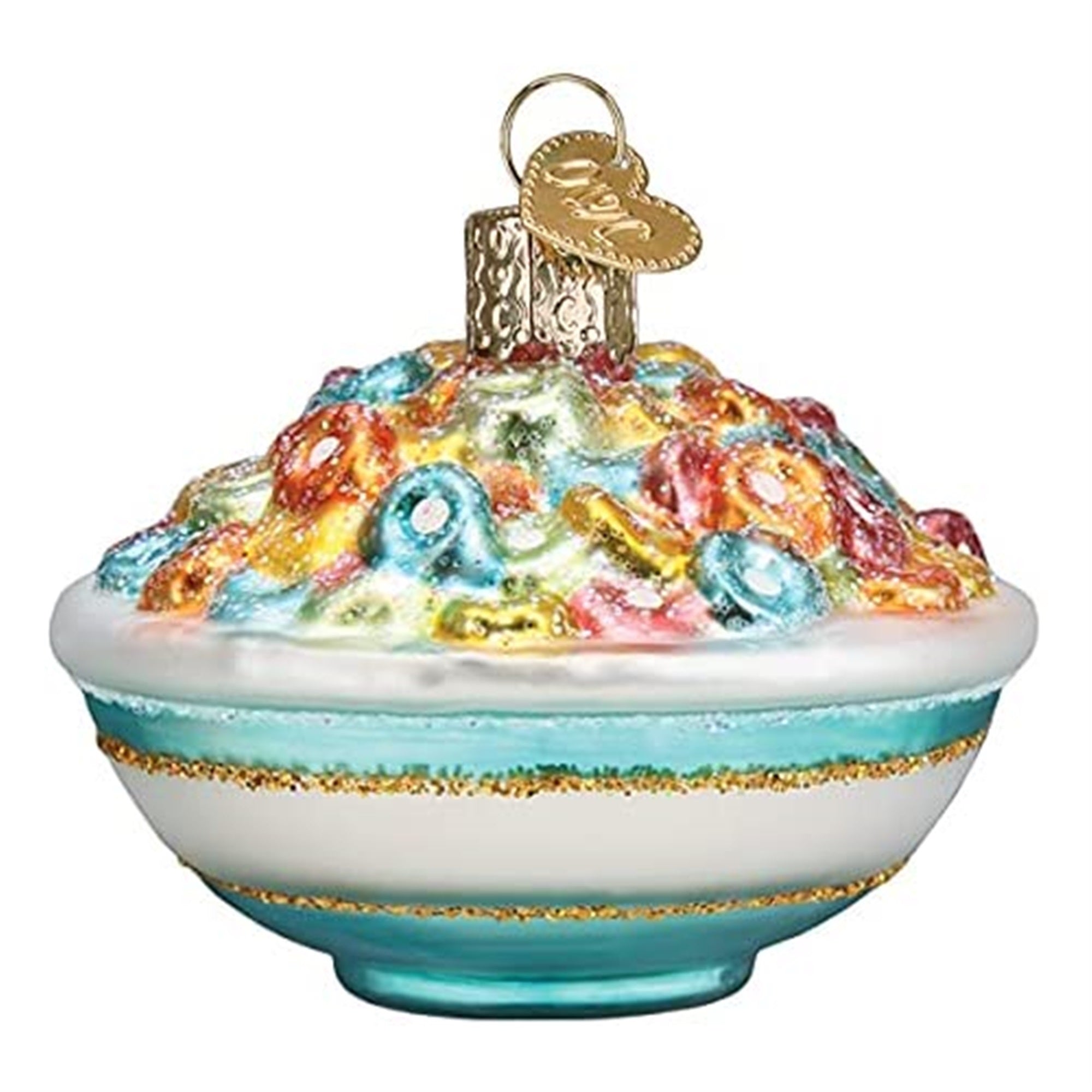 Old World Christmas Glass Blown Ornament, Bowl of Cereal