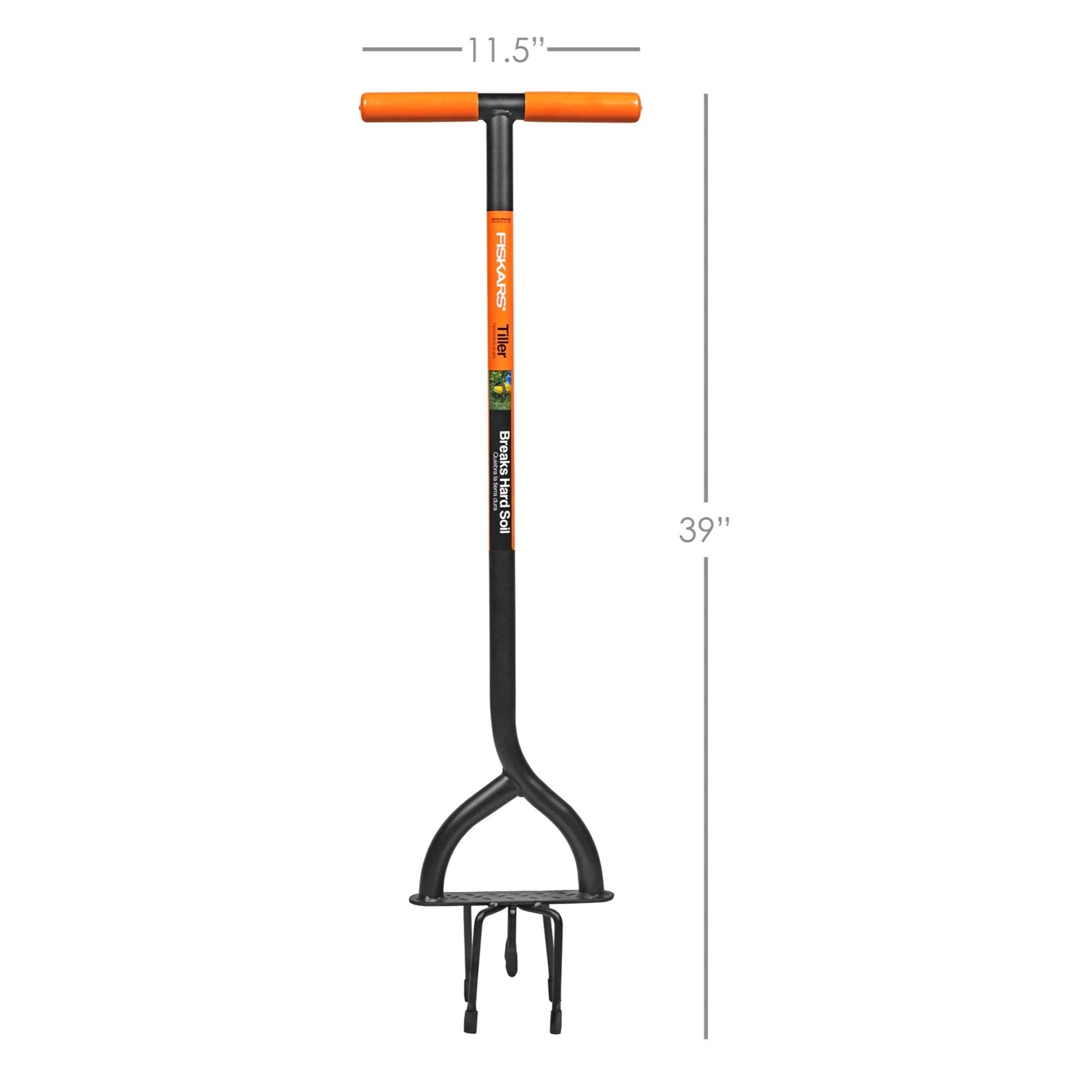 Fiskars 40 Long Handle Steel Tiller