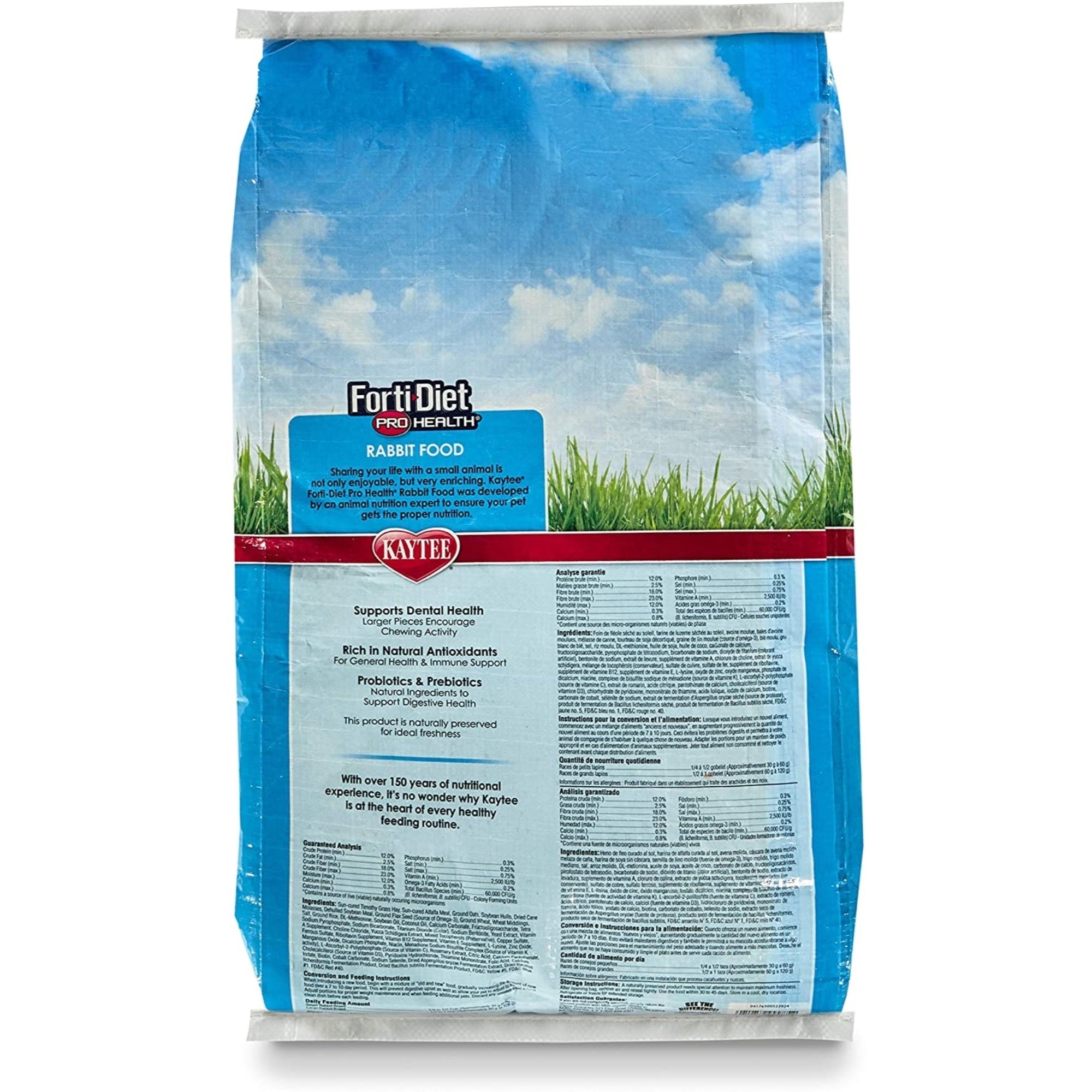 Kaytee Forti-Diet Pro Health Adult Rabbit Food, 25