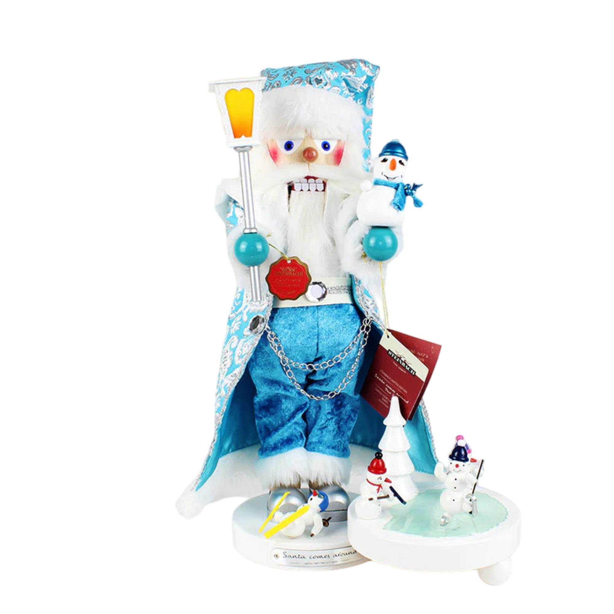 Steinbach Wooden Nutcracker, German Christmas Decoration, Santa Comes Around Part 2, 18"