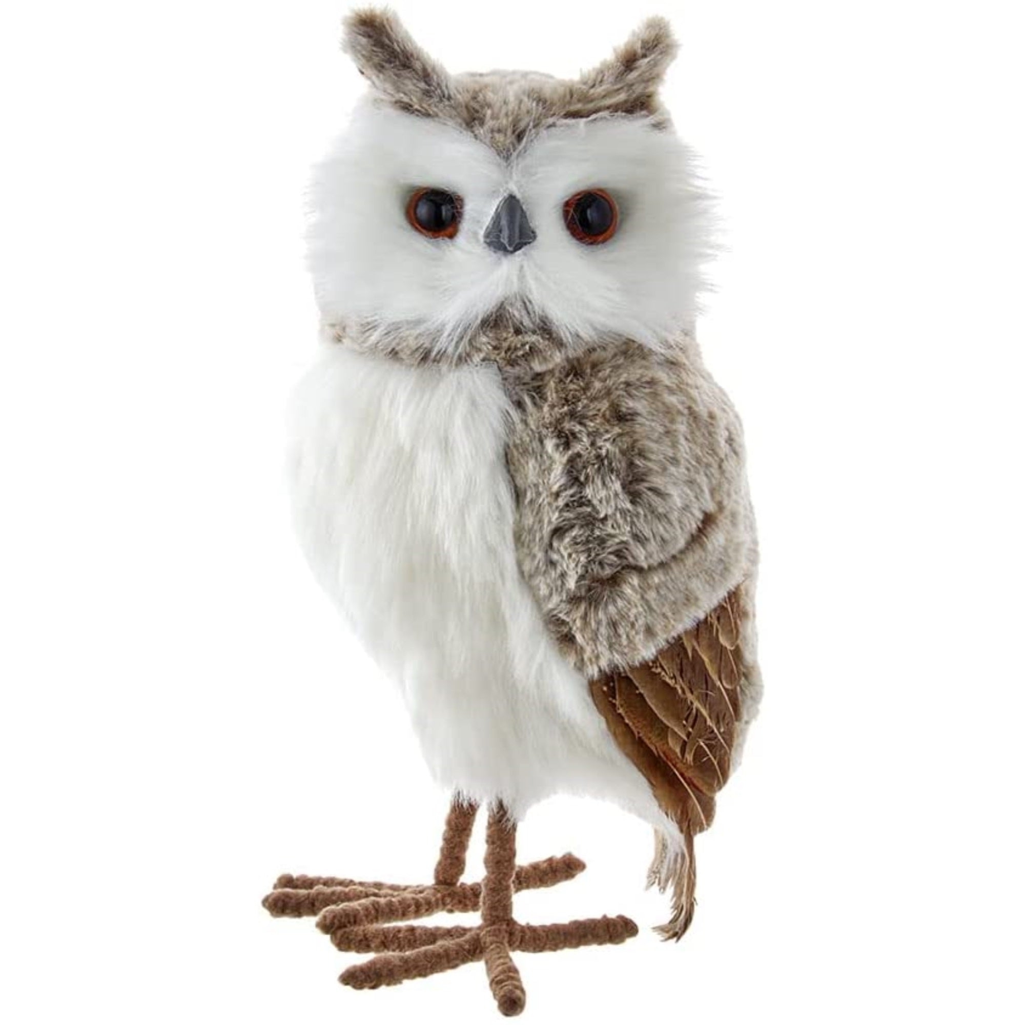 Kurt Adler Gray and Brown Owl Ornament, 13.5"