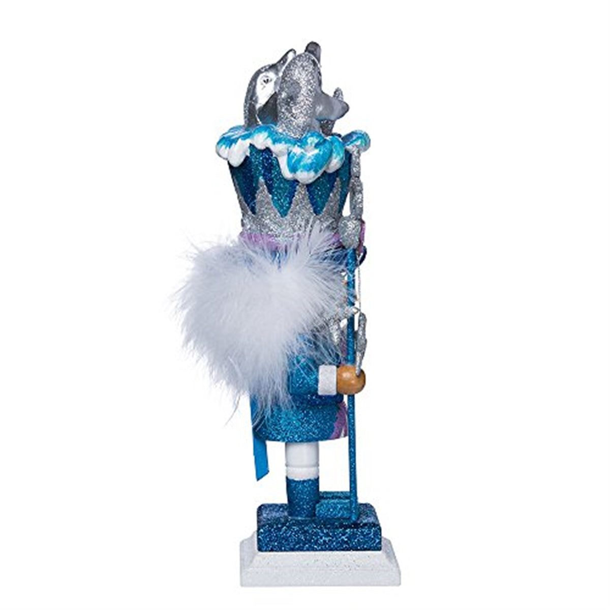 Kurt Adler Hollywood Nutcrackers, Dolphin Hat Nutcracker, 12"