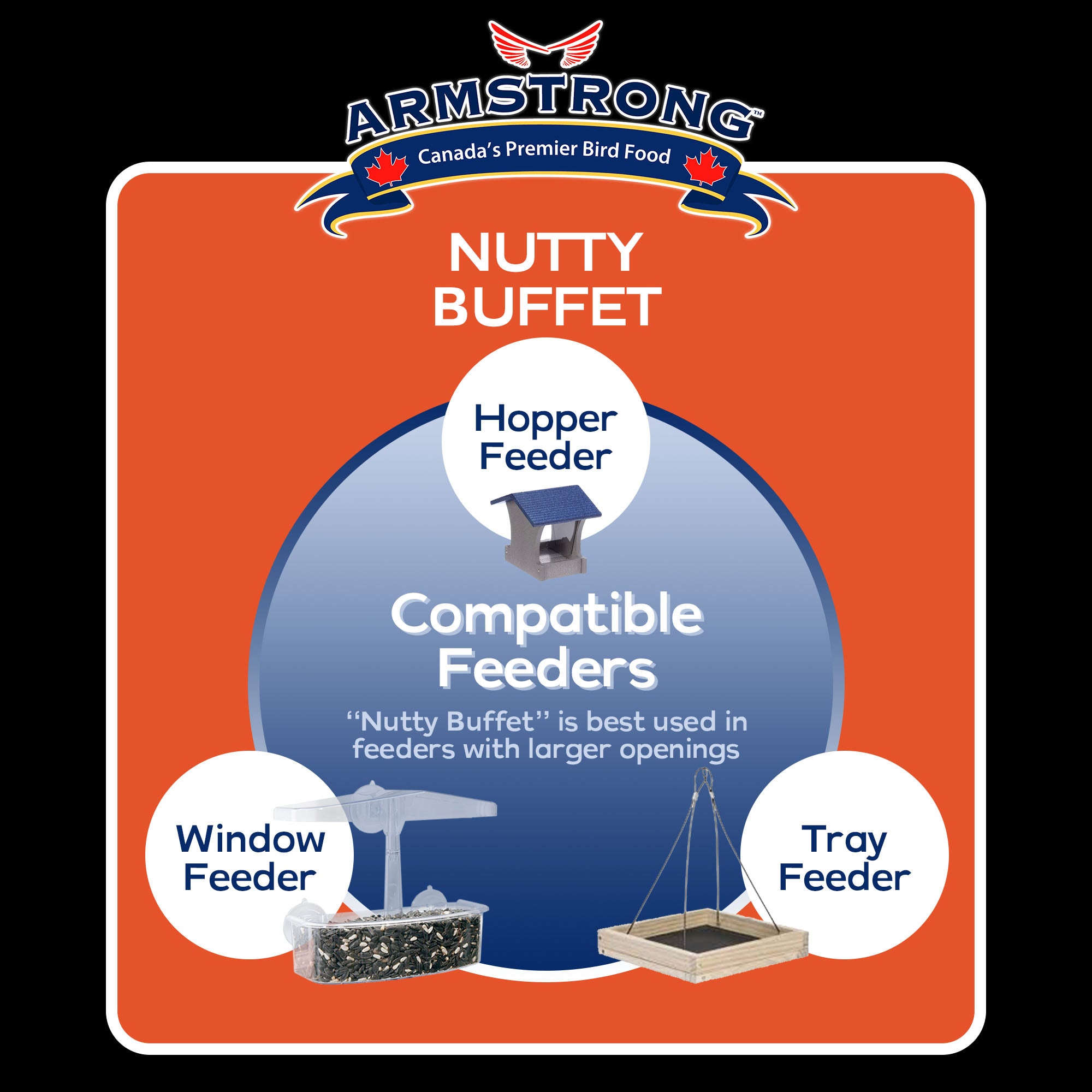Armstrong Wild Bird Food Royal Jubilee Nutty Buffet Bird Seed