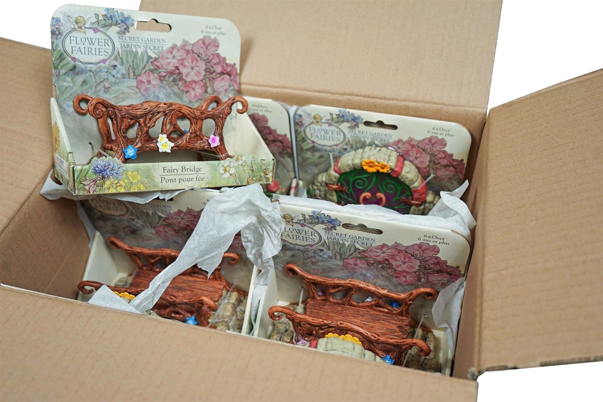 Flower Fairies Mixed Case Bridge and Door For Gardens, Bulk (Pack of 8)