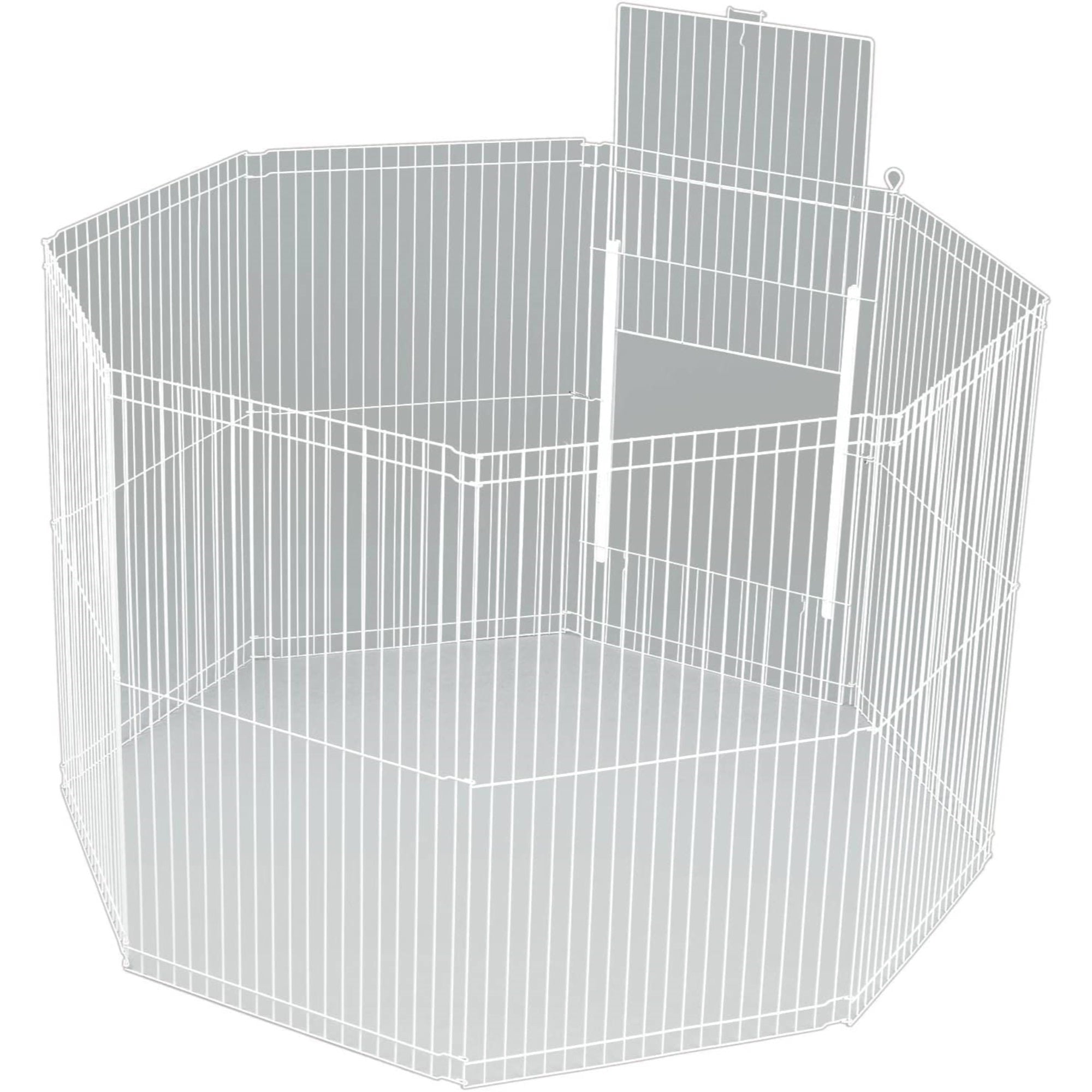 Ware Manufacturing Universal Playpen, Clean Living Playpen, Large 8-Panel, White