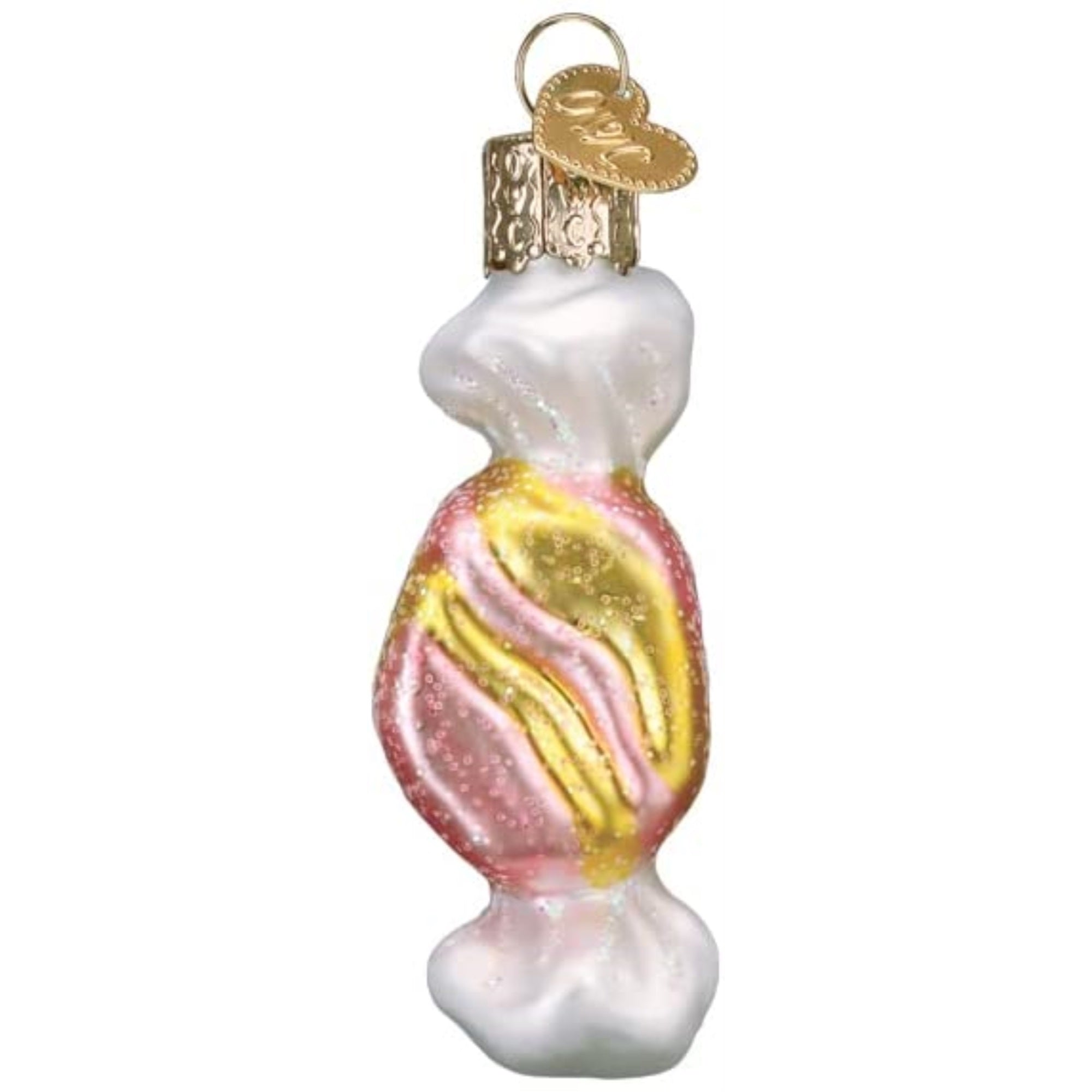 Old World Christmas Glass Blown Tree Ornament, Salt Water Taffy (3-piece set)