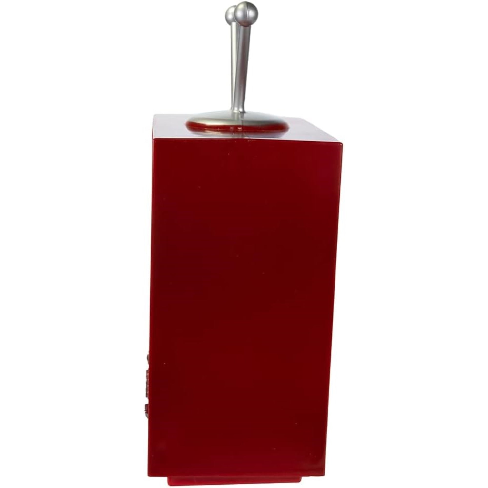 Kurt Adler Rudolph and Santa Musical TV Table Piece, Multi-Colored, 8.5"