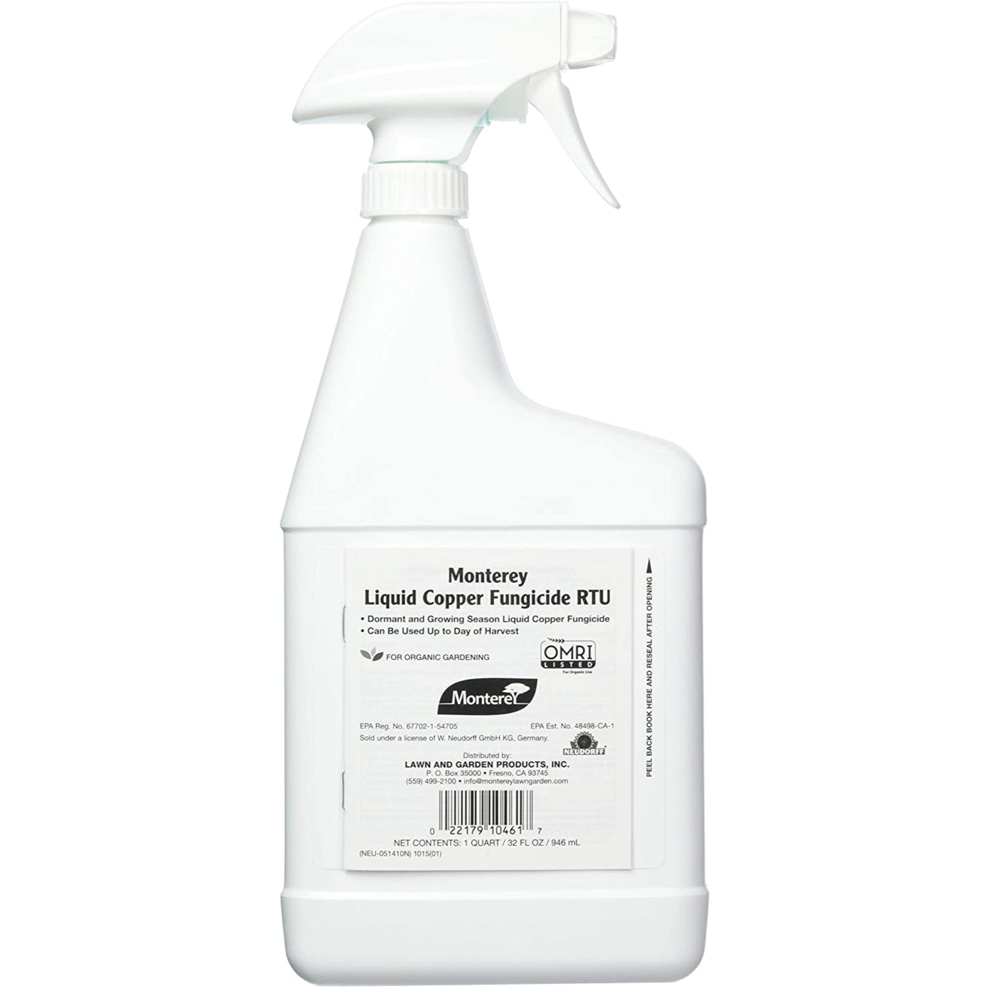 Monterey Liqui-Cop Copper Fungicide Concentrate, 32 Ounces