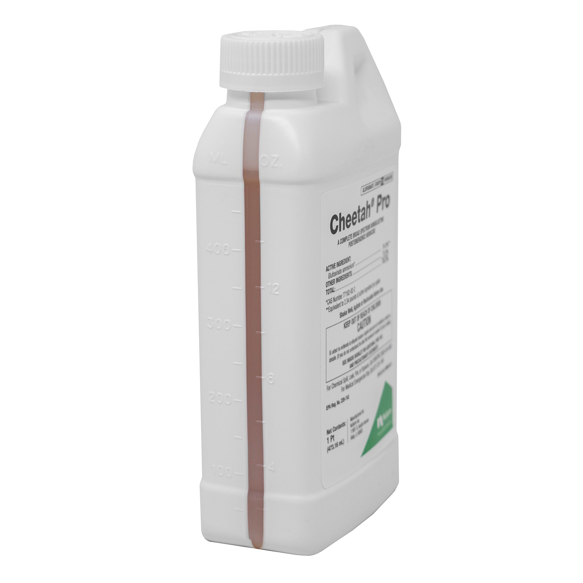 Nufarm Cheetah Pro Glufosinate Broad Spectrum Weed and Grass Killer, 16 fl oz