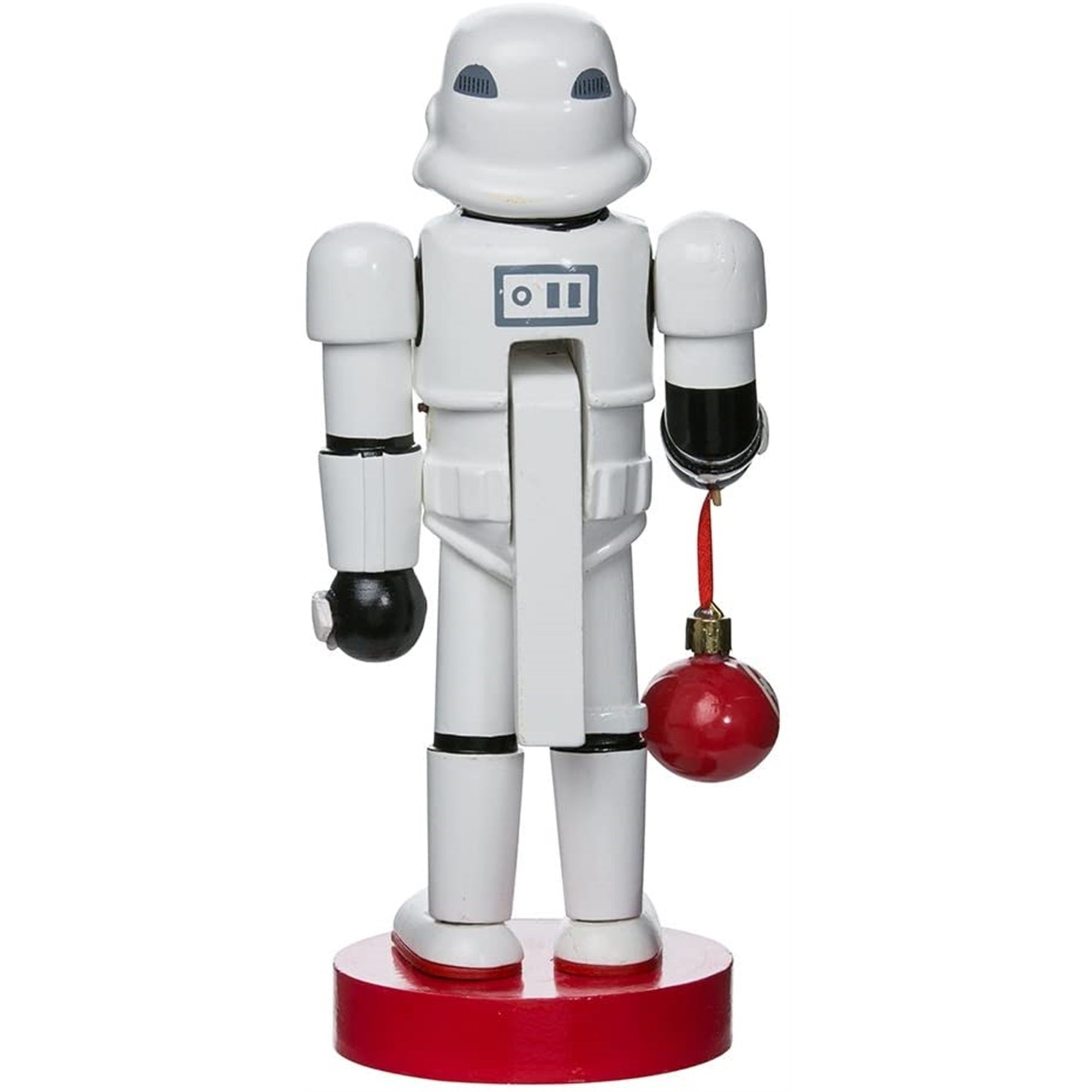 Kurt Adler Star Wars Stormtrooper with Ball Ornament Nutcracker, 12in