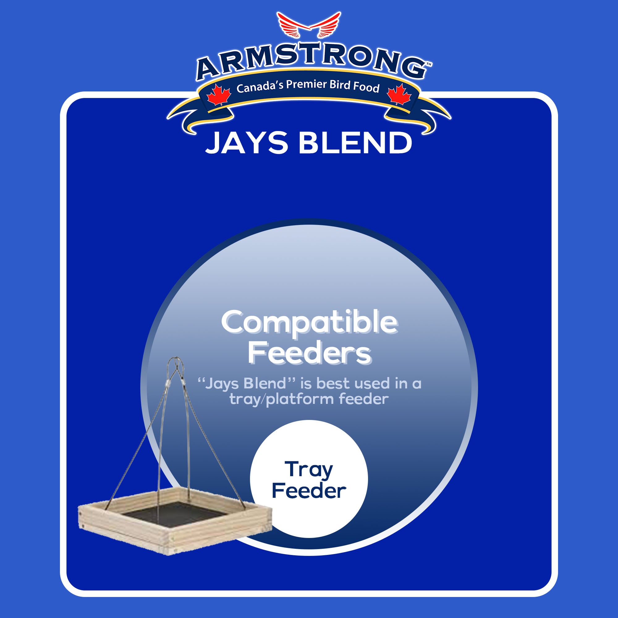 Armstrong Wild Bird Food Royal Jubilee Jays Blend Bird Seed Blend for Blue Jays