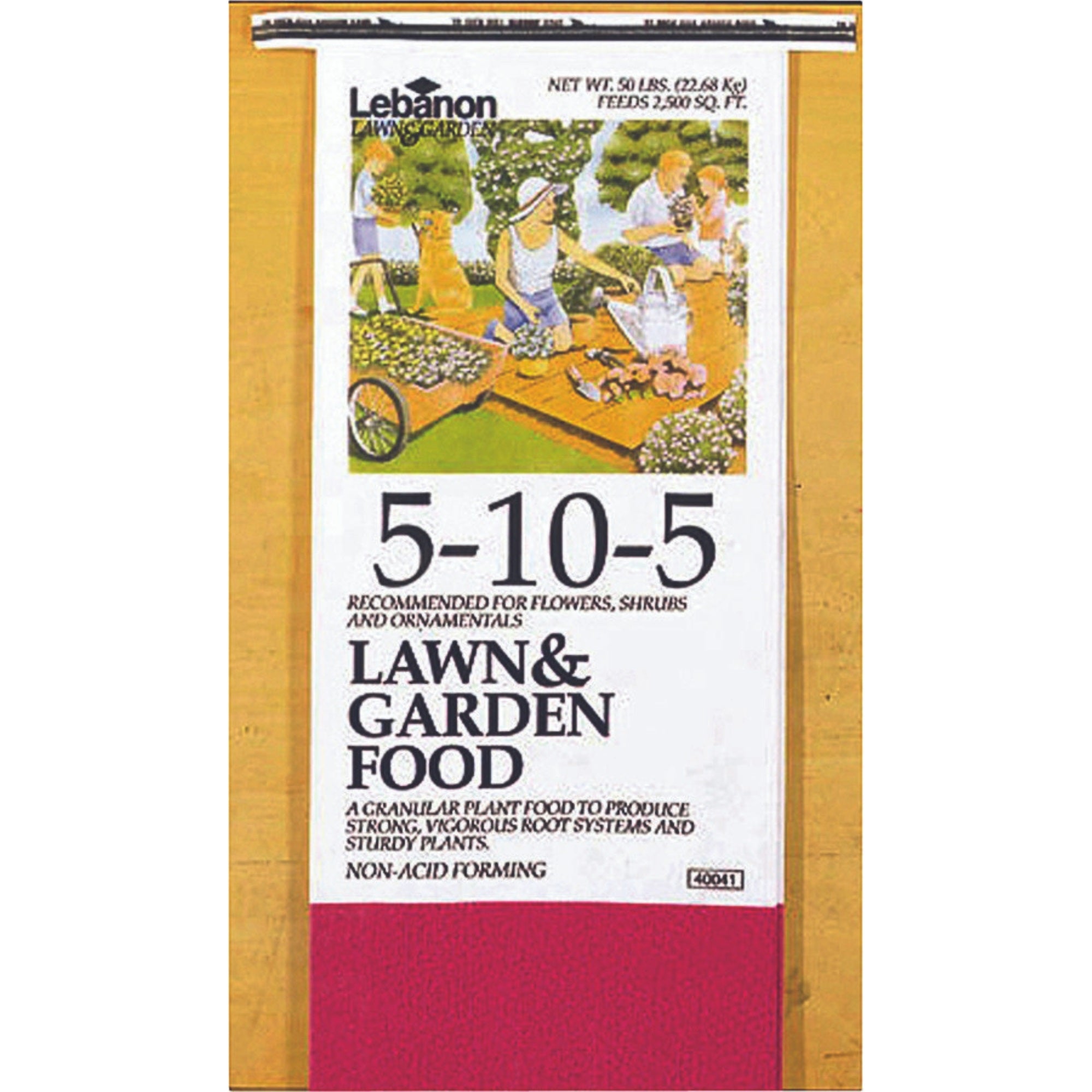 Lebanon Seaboard Lawn and Garden Food, 5-10-5 Granuals, 40lb Bag
