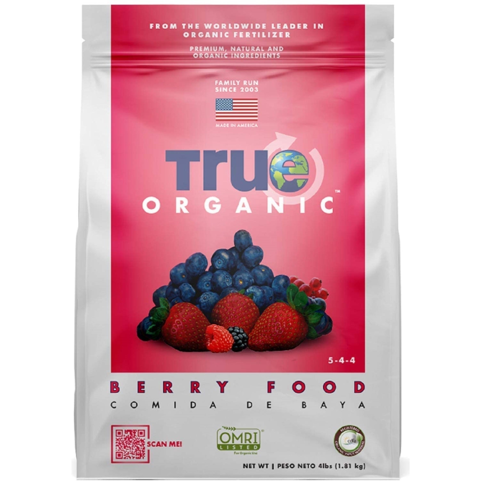 organic fertilizer for fruit plants True Organic Berry Food 4 lb