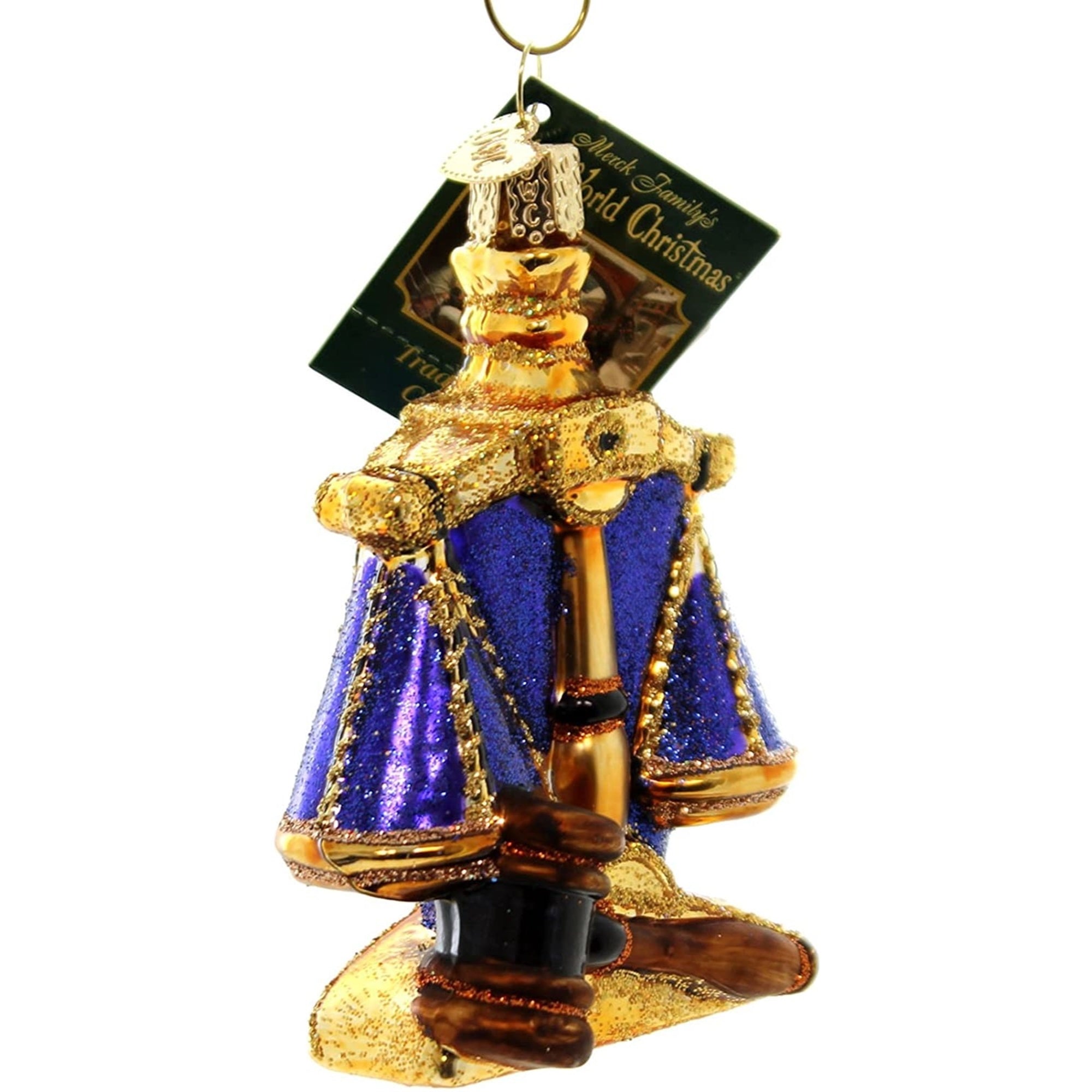 Old World Christmas Glass Blown Ornament, Scales of Justice