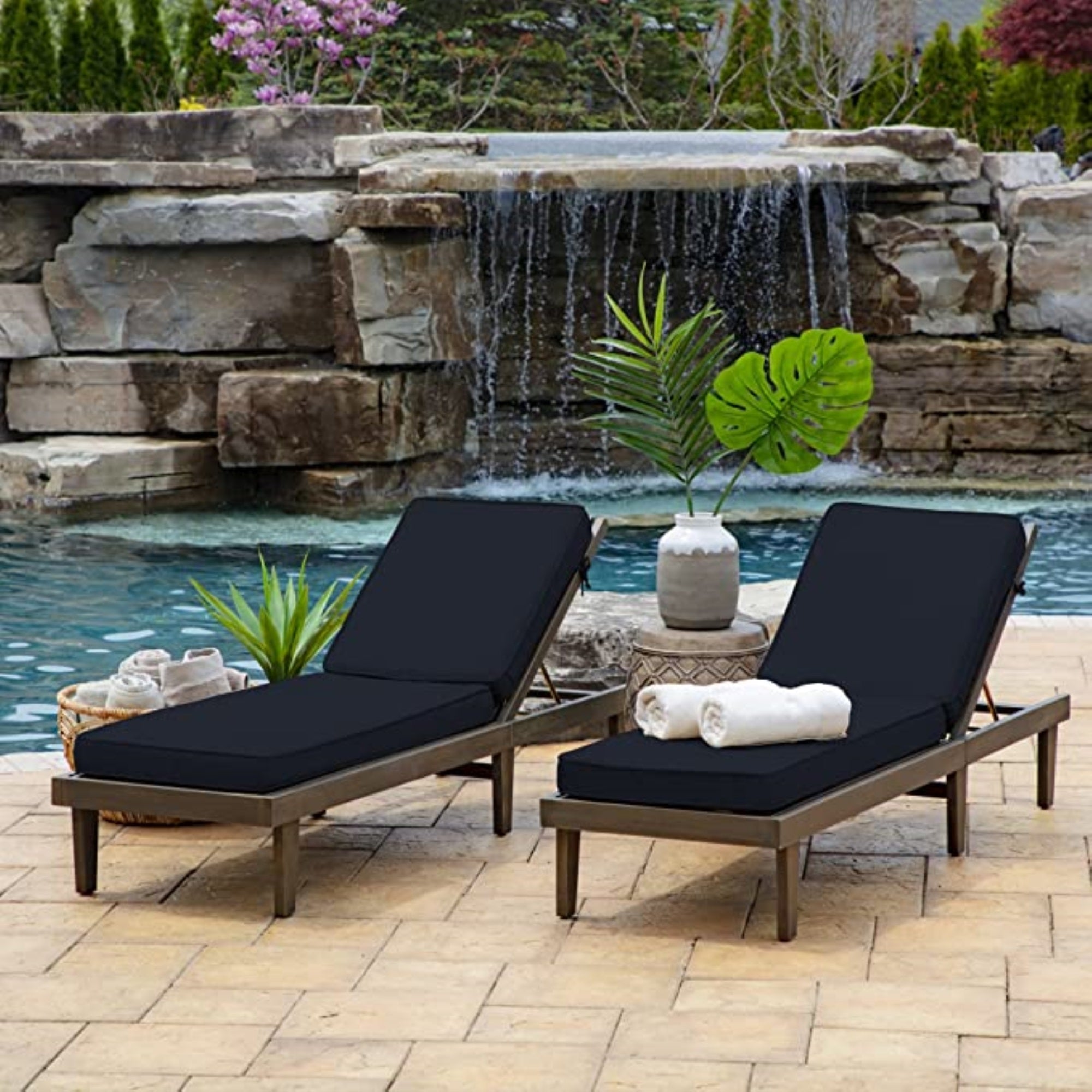 Arden ProFoam EverTru Acrylic Outdoor Chaise Lounge Cushion, 72 x 21 x 3.5"