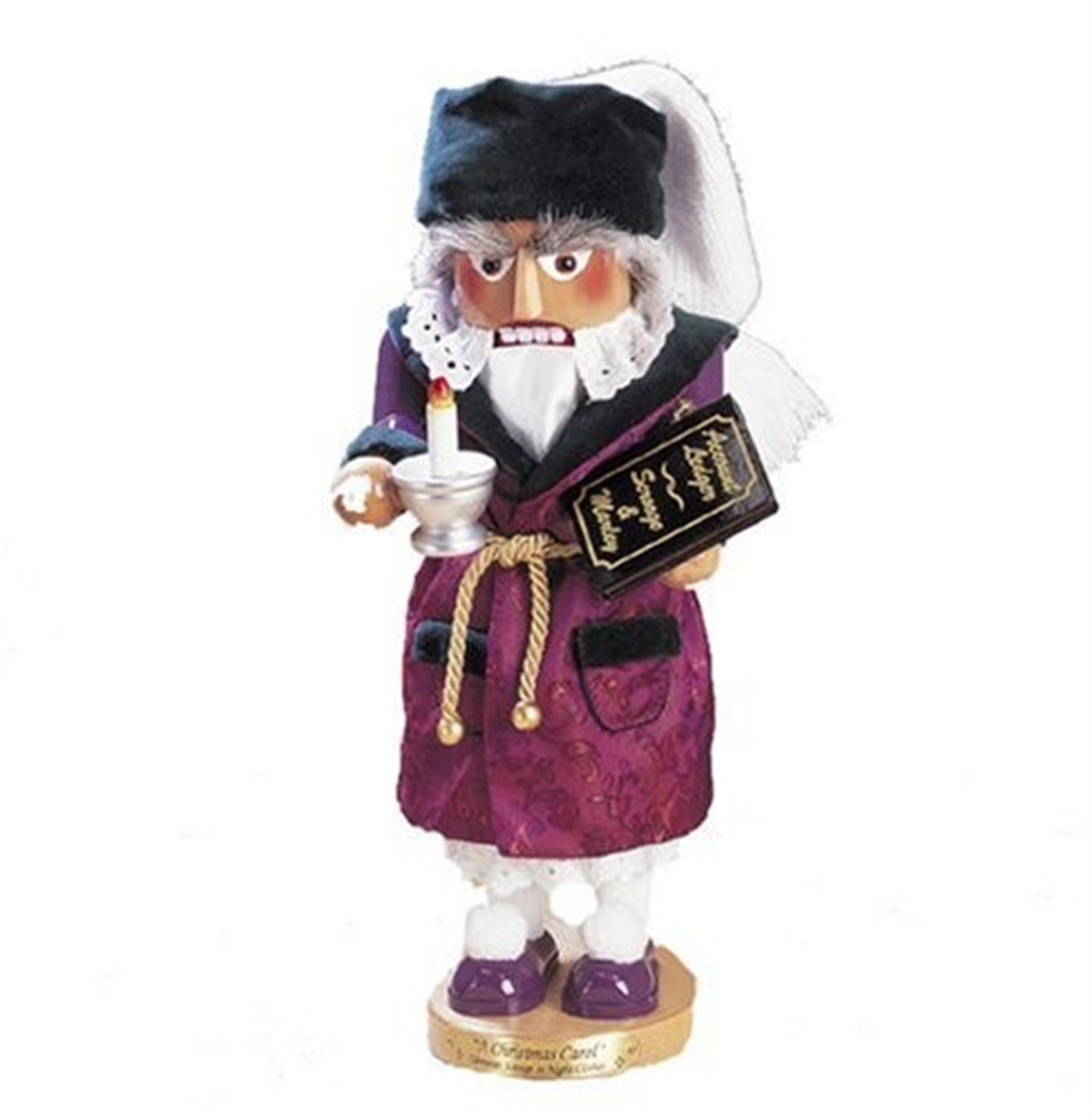 Steinbach Limited Edition Ebenezer Scrooge in Nightclothes Nutcracker, 17"