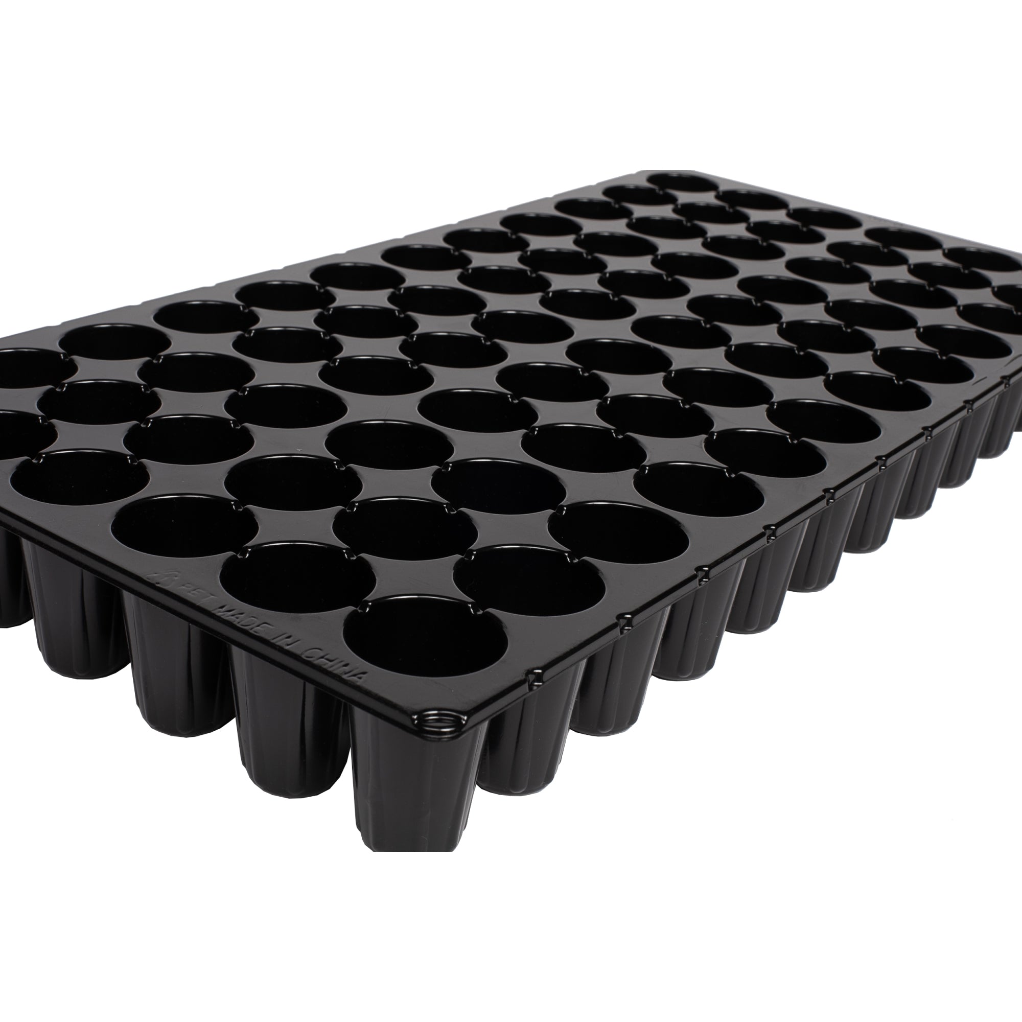 SunPack 21"x11" 72 Cell Round Insert, for Indoor Gardening, Greenhouses and Seeding, Black, fits 10x20 Tray