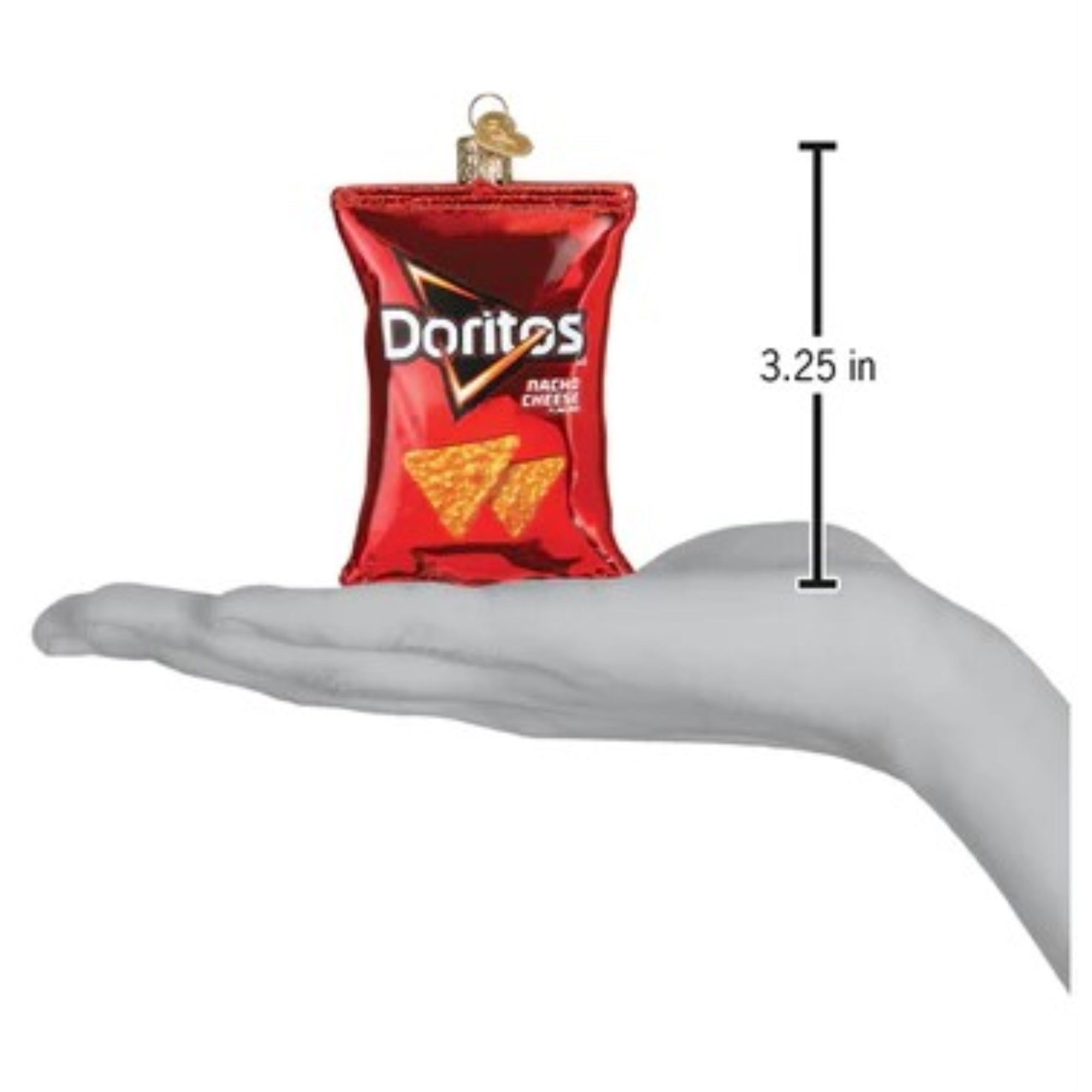 Old World Christmas Blown Glass Christmas Ornaments, Doritos Nacho Cheese Chips