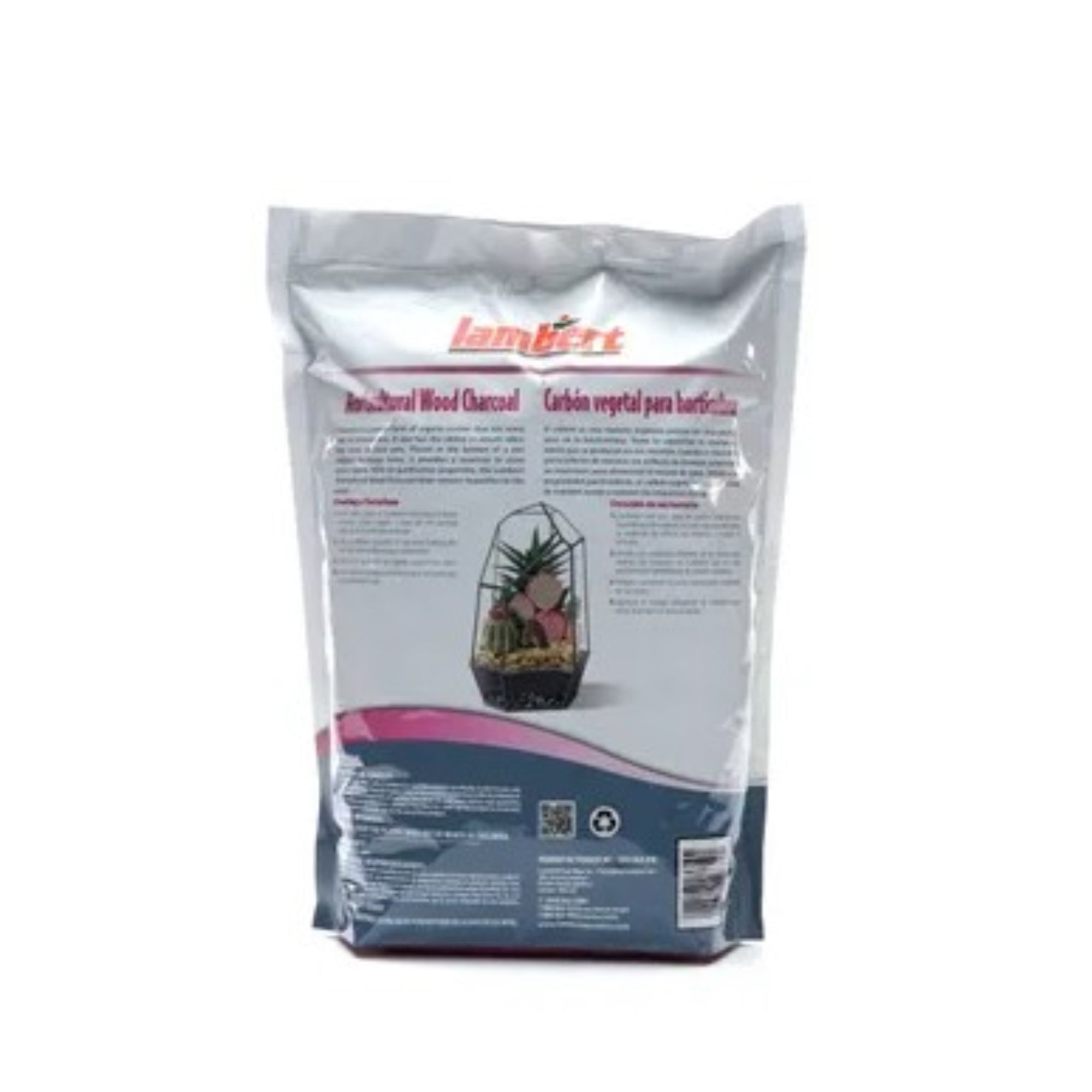 Lambert Horticultural Wood Charcoal Growing Media, Gray, 4 Dry Quarts